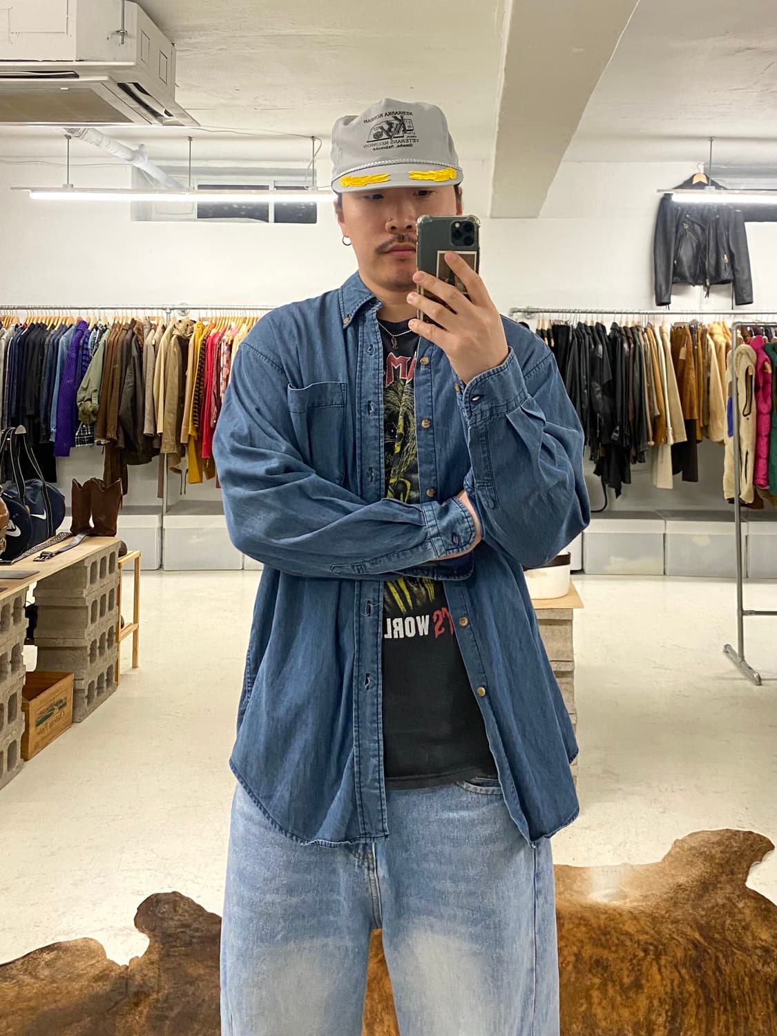 00's VTG koreanwar veteran cap 참전용사 트러커캡 상품이미지1