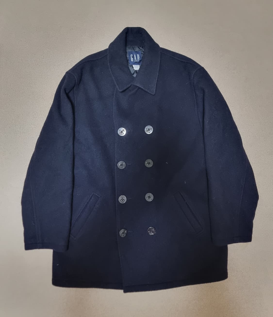 올드갭 갭 gap 네이비 나발 10 버튼 피코트 L 상품이미지1