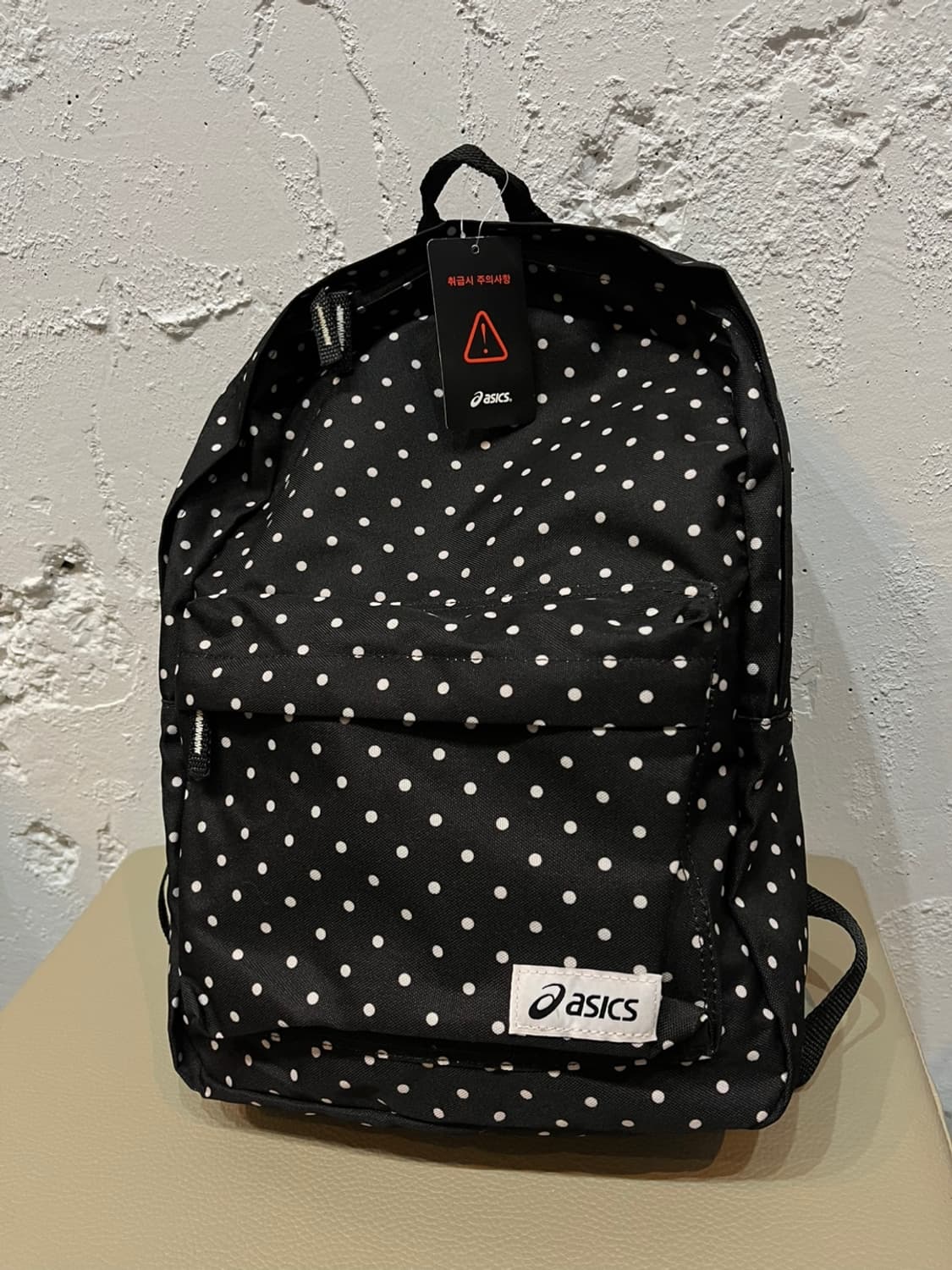 아식스 도트 땡땡이 백팩 미사용품 상품이미지1
