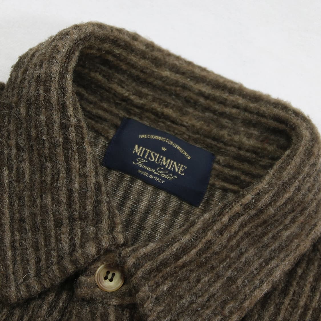 (착용컷) MITSUMINE 모직 셔츠 (남성용 L) 상품이미지6