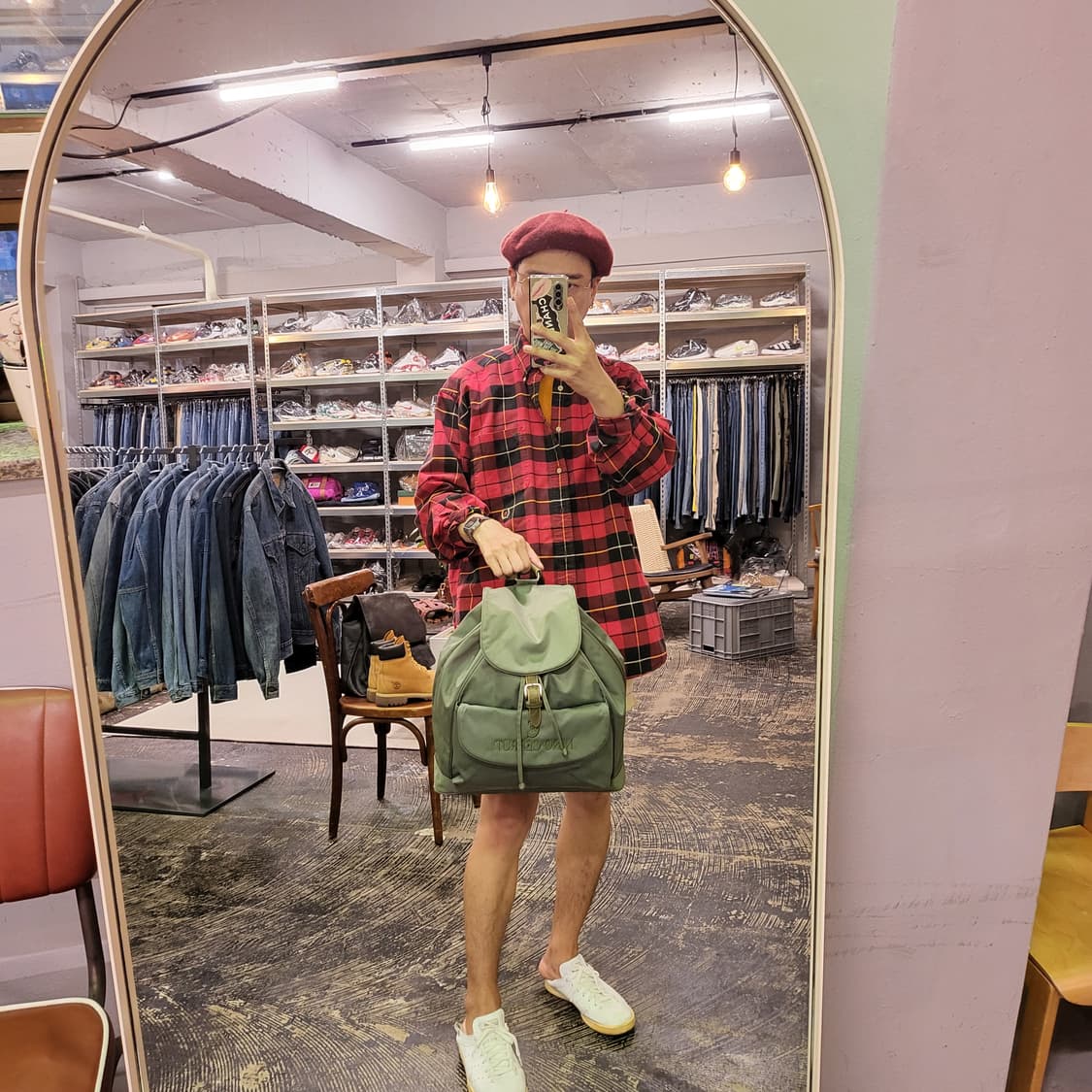 NINO CERRUTI 백팩 (어깨줄 마감부분 바느질있음) 상품이미지2