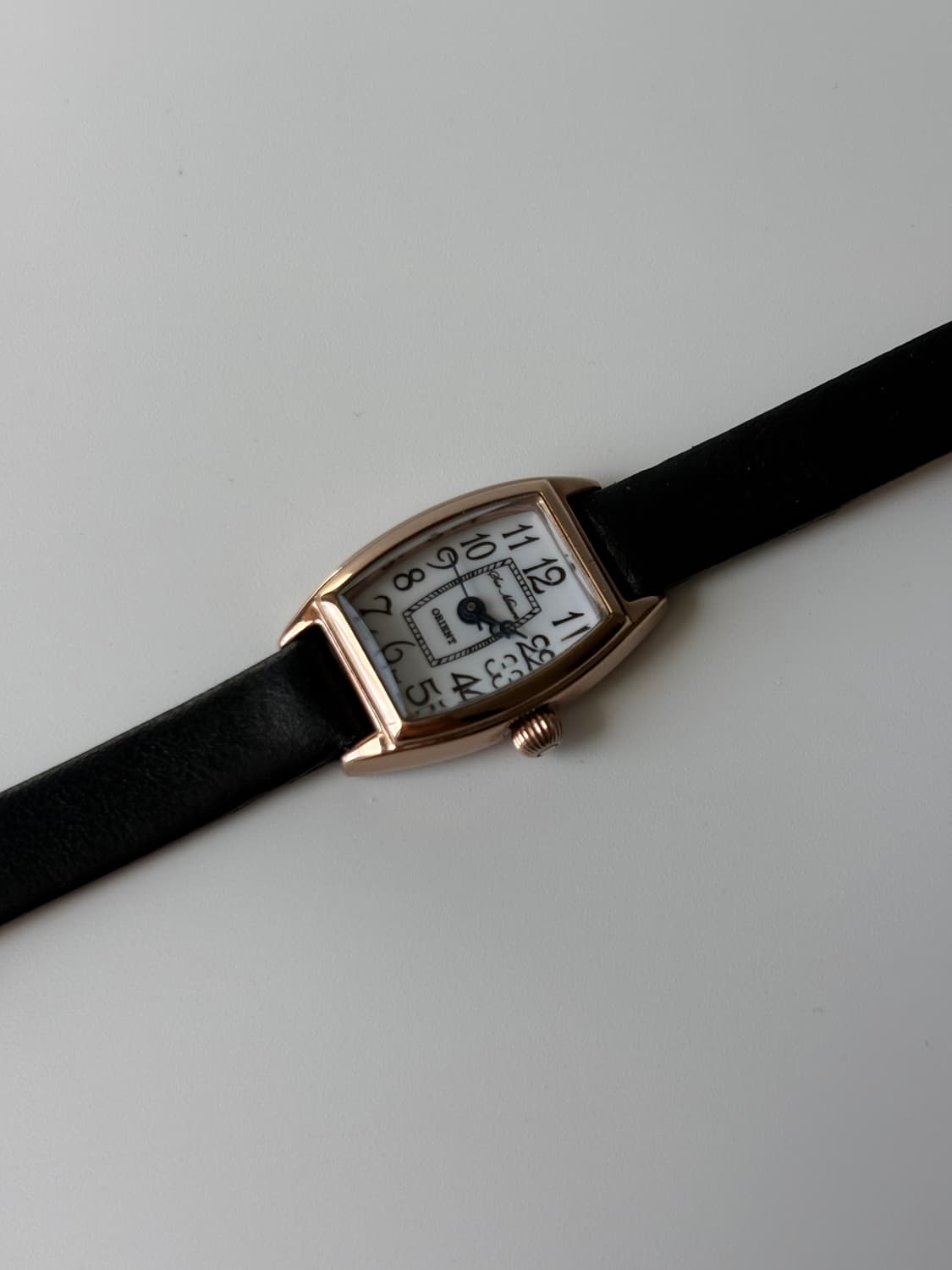 1990s Arabic Rose Gold Mini Tank Quartz 상품이미지2