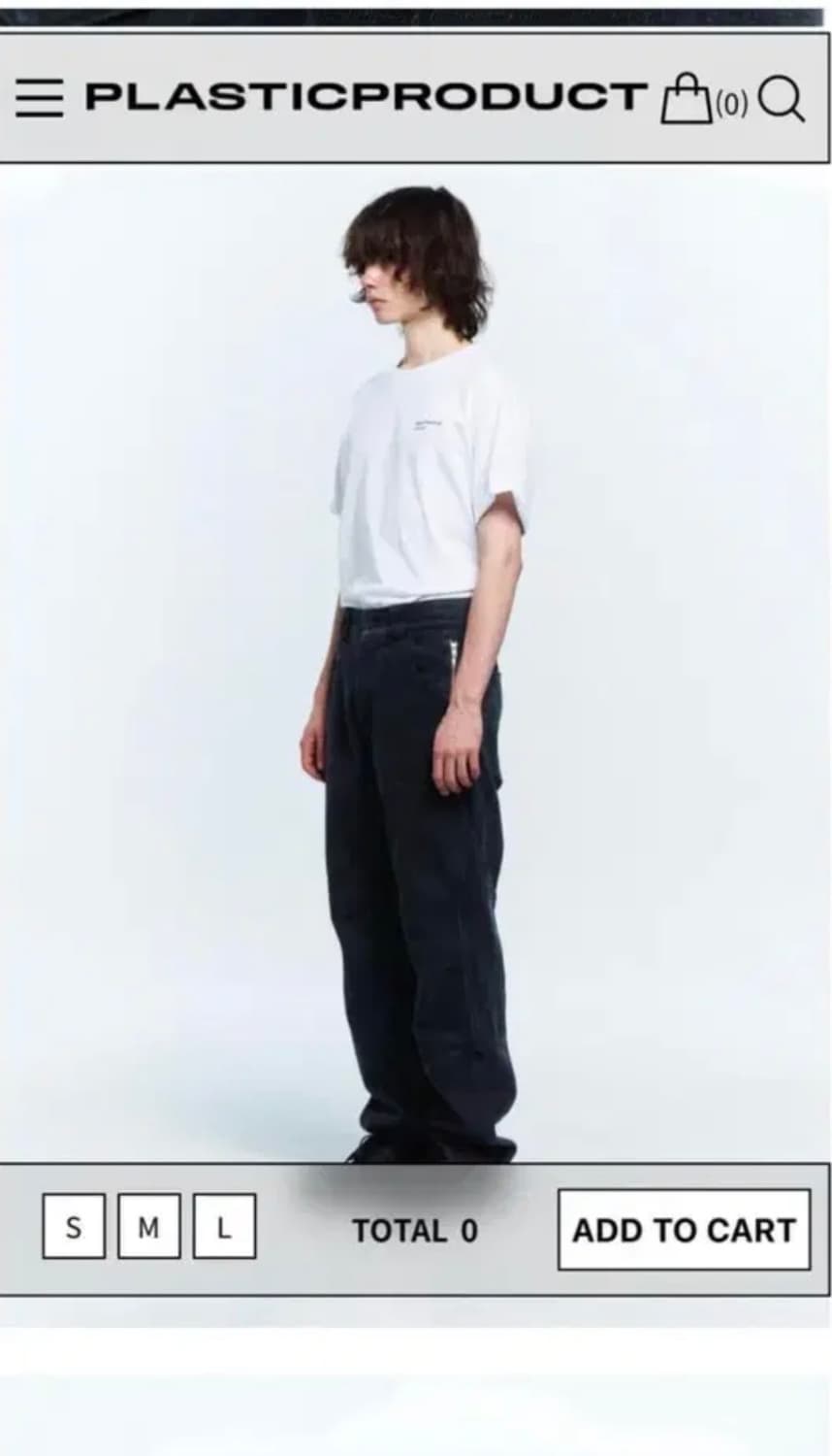 플라스틱프로덕트 CALF POCKET PANTS 블랙 판매합니다 상품이미지2