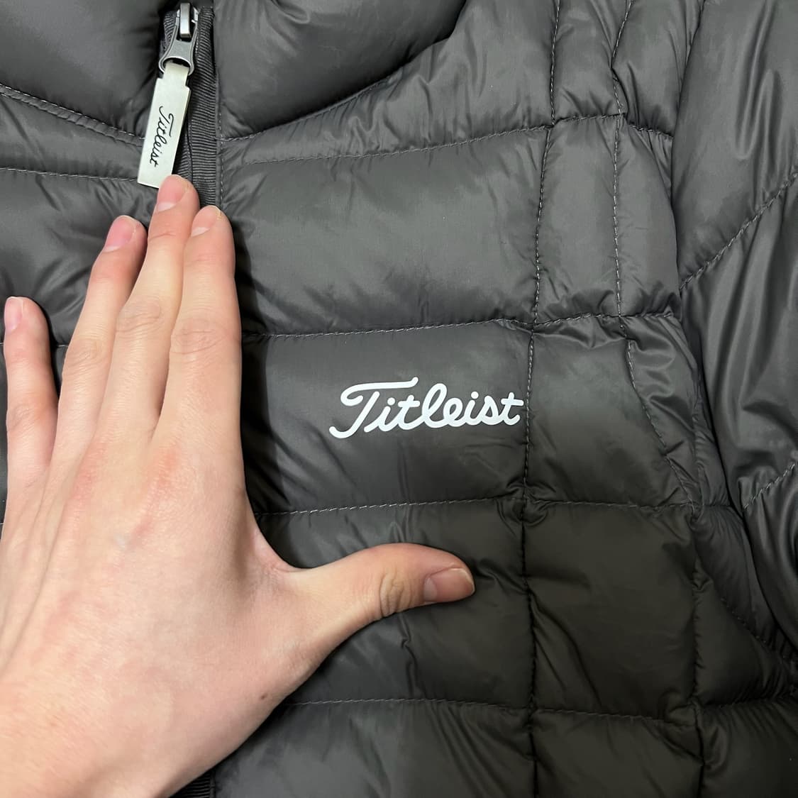 타이틀리스트 여성 골프웨어 퀼티드 골프 패딩 M/95  상품이미지4