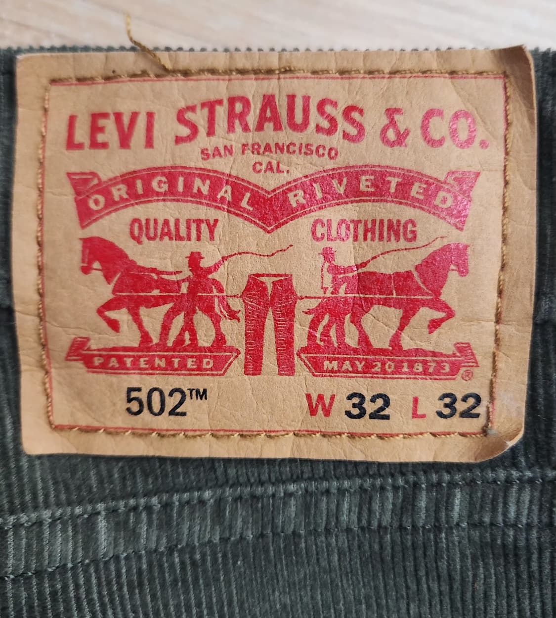 리바이스 32인치 코듀로이바지 골덴바지 상품이미지3