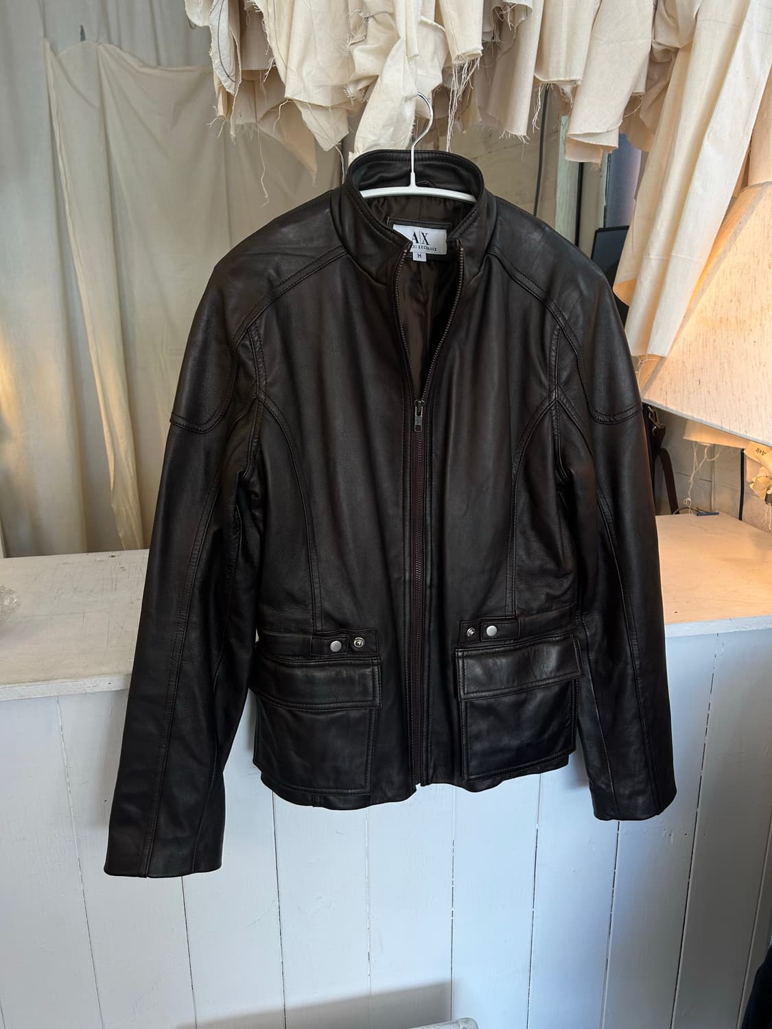 ARMANI EXCHANGE 레더자켓 상품이미지1