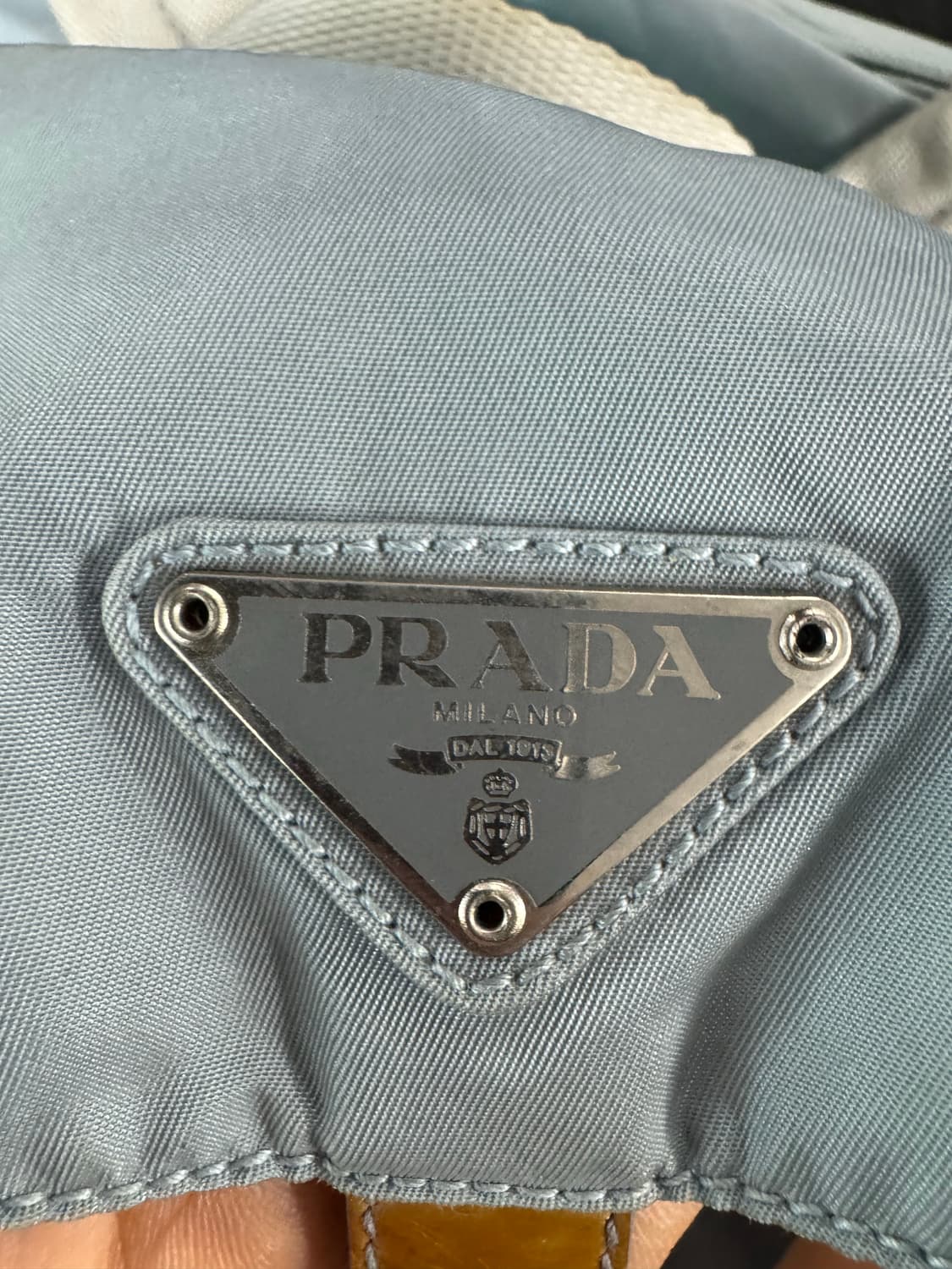 프라다 나일론 라이트 블루실버 백팩 상품이미지9
