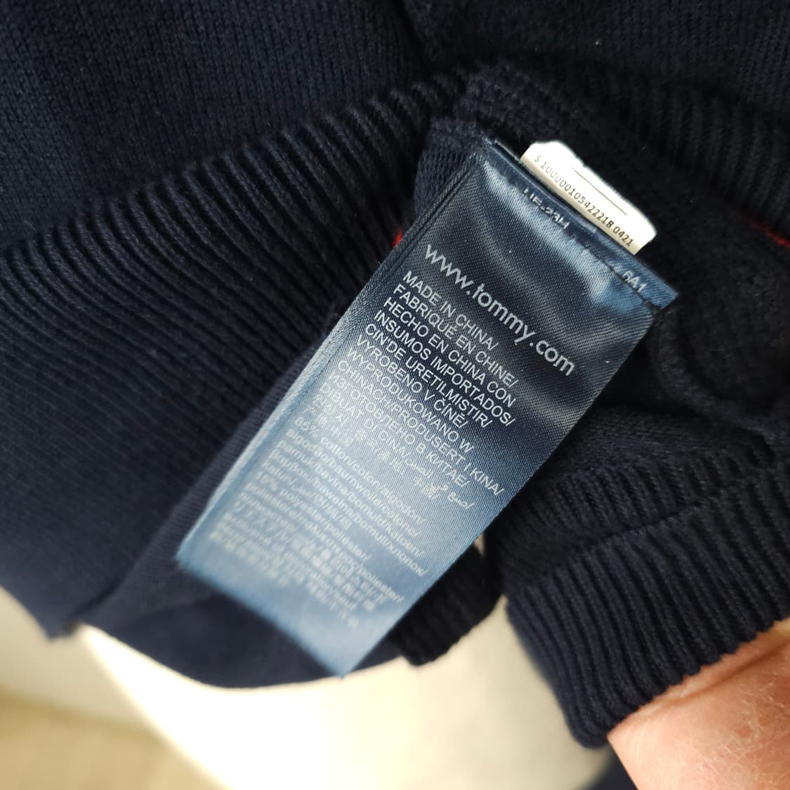 타미힐피거 라운드니트티 남자100사이즈  상품이미지6