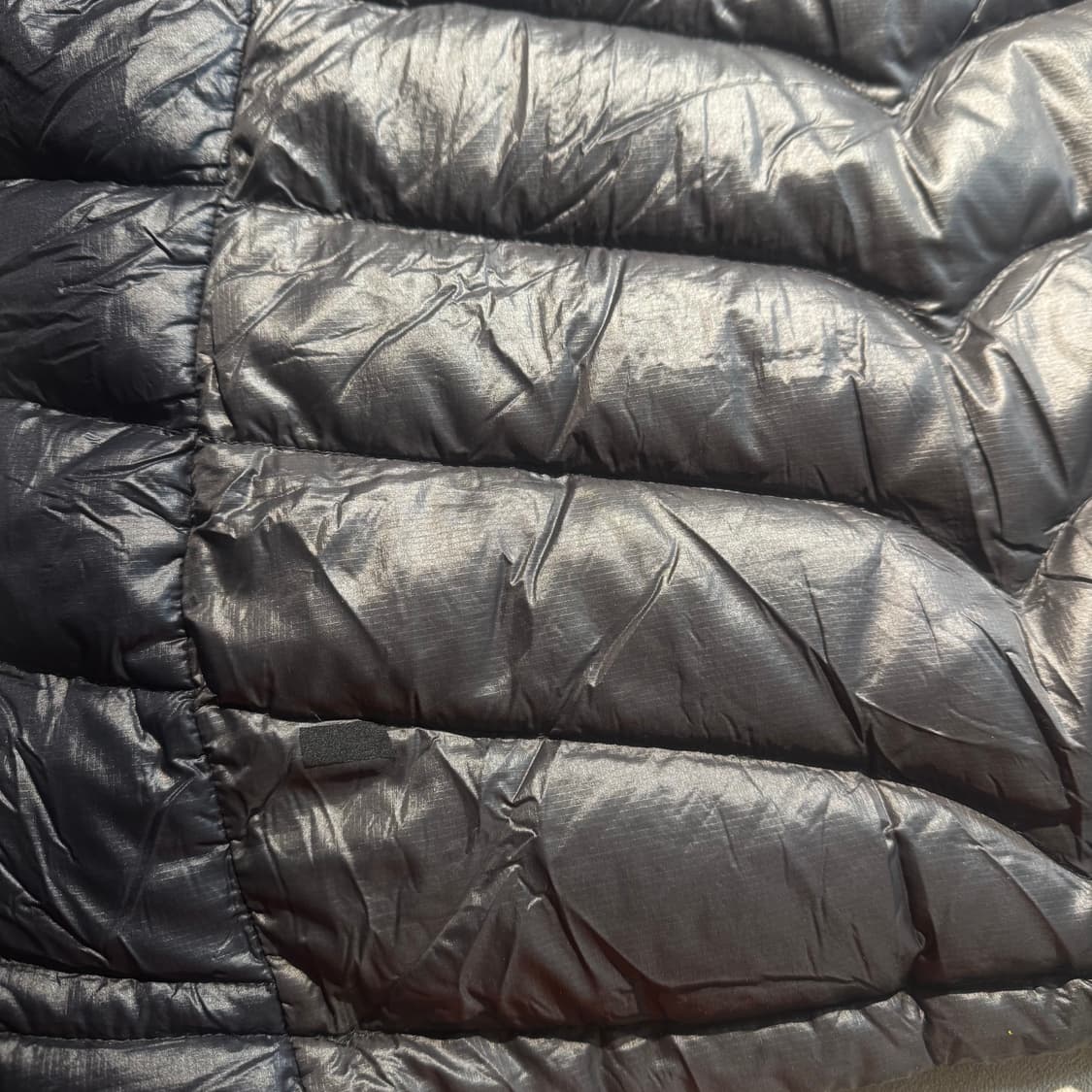 몽벨 경량패딩 실버 (L) 구스다운 상품이미지10