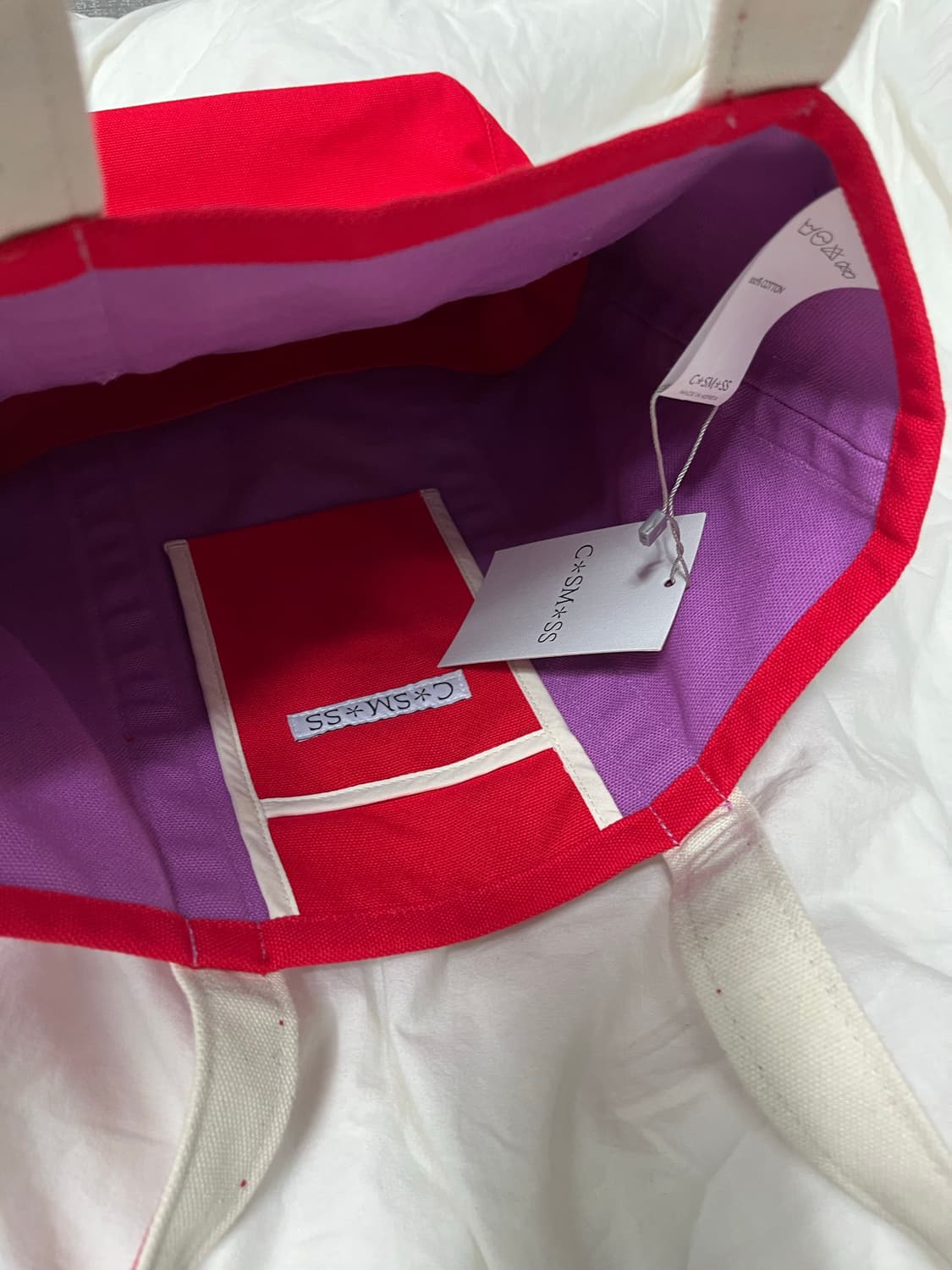 *새상품 코스모스 Garden cotton tote bag 상품이미지5