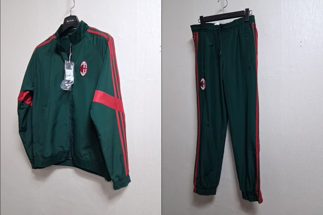 아디다스 ACM 1899 그린색 트랙점퍼 팬츠 상하세트 새옷상태 일본수입 상품이미지3