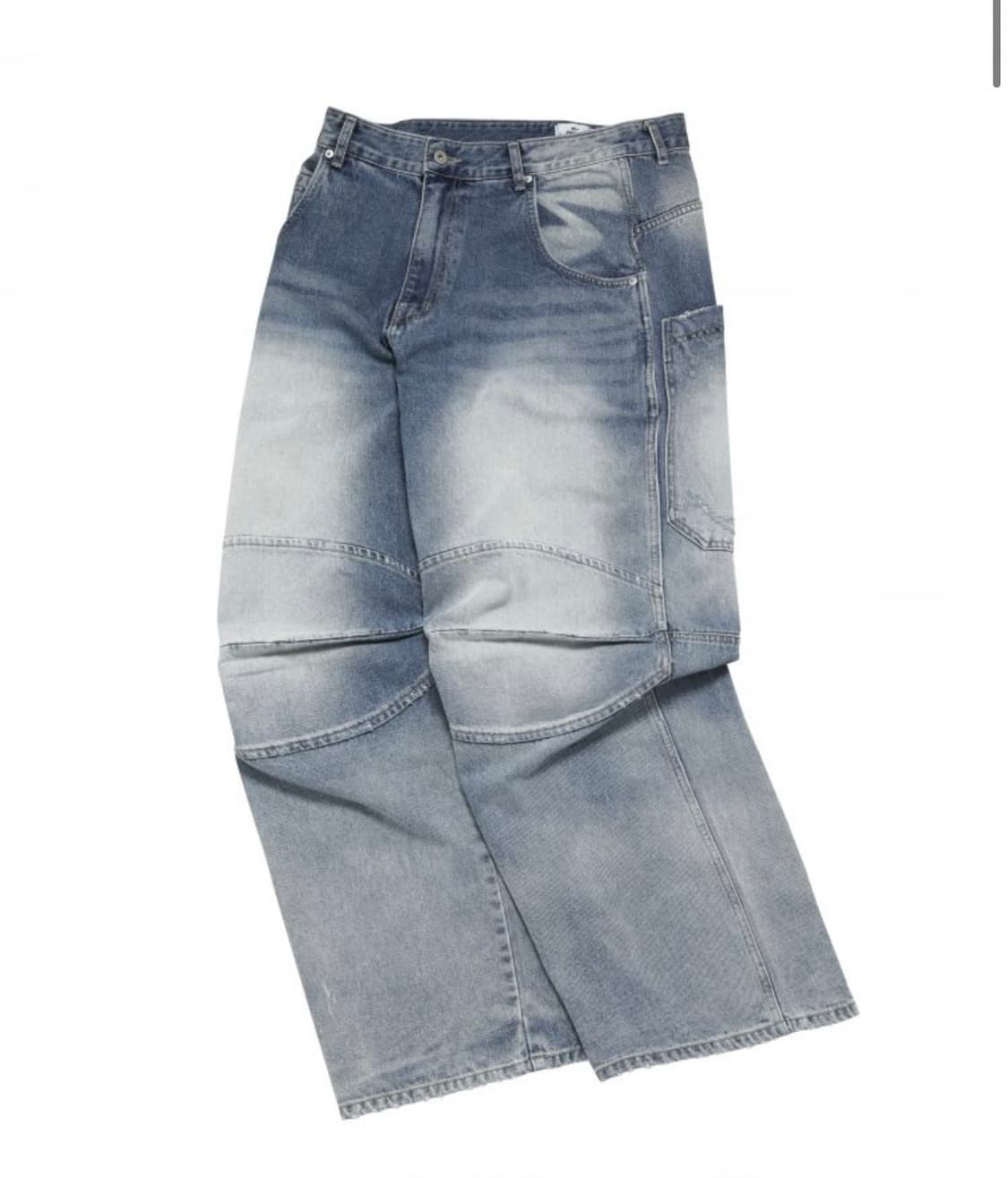 MJD 3D KNEE DENIM PANTS BLUE 상품이미지1