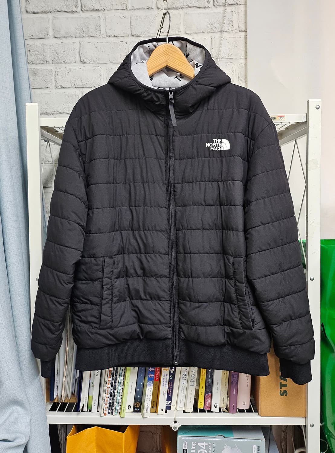 노스페이스 남성패딩100 경량패딩 리버시블 양면 히트라인자켓 XD47 상품이미지2
