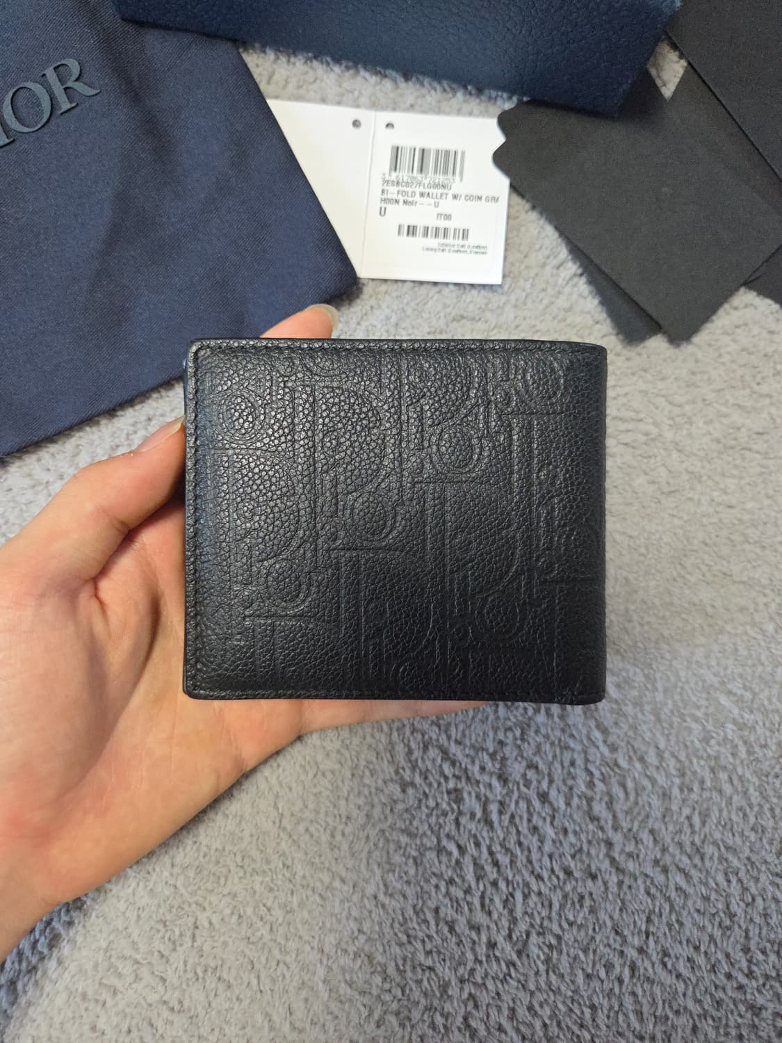 [정품/풀구성] 디올 그래비티 오블리크 코인 반지갑 상품이미지2