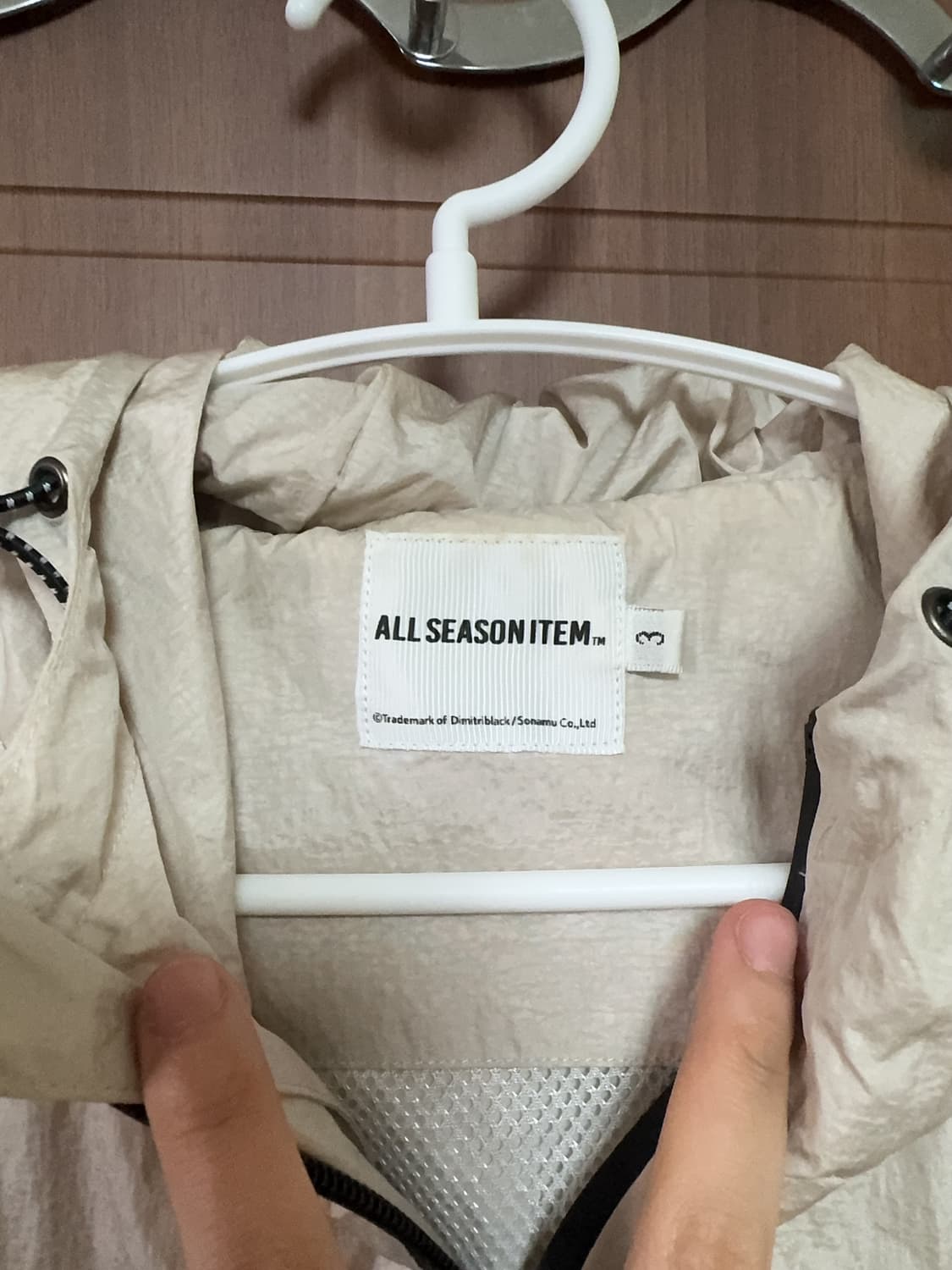 빈티지 서브컬쳐 디미트리블랙 나일론 바람막이 메탈 후드 베스트 조끼 상품이미지4