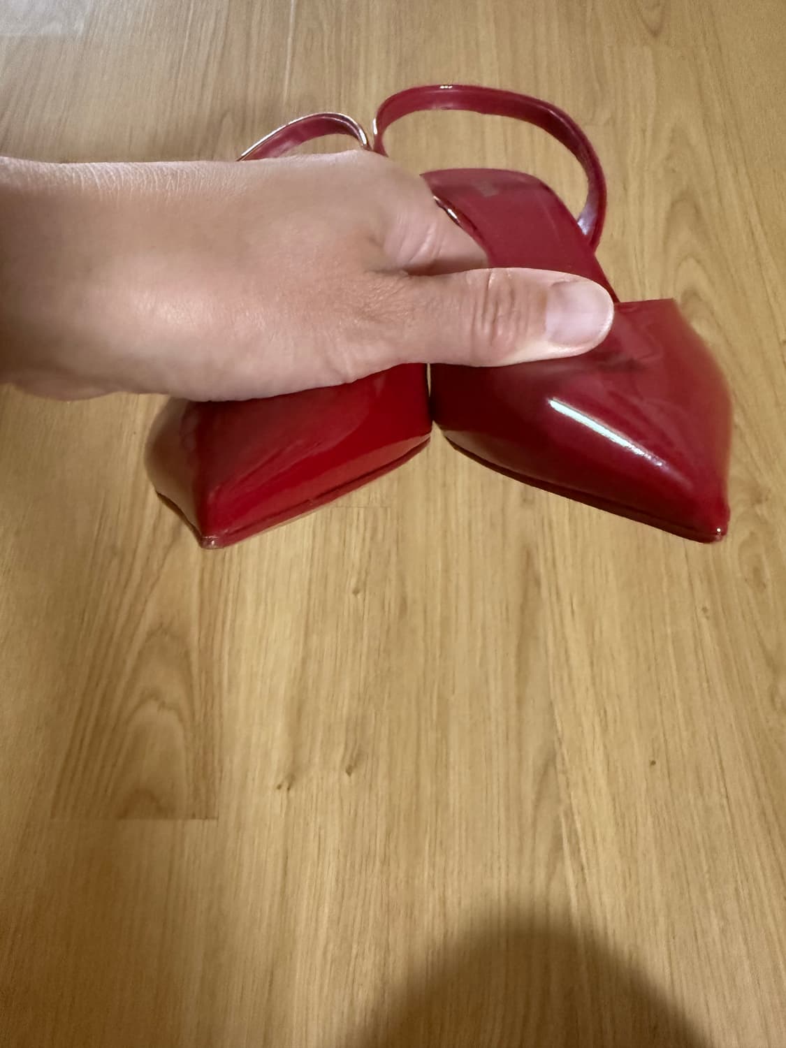 자라 Zara 레드 슬링백 39(245-250mm) 상품이미지3
