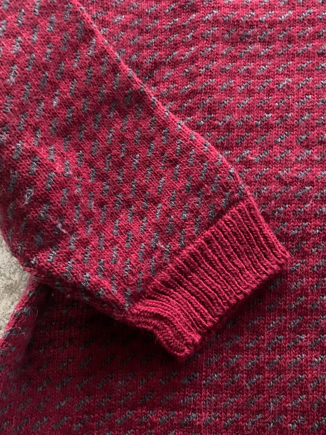 00s 엘엘빈 버드아이 노르위전 스웨터 상품이미지4