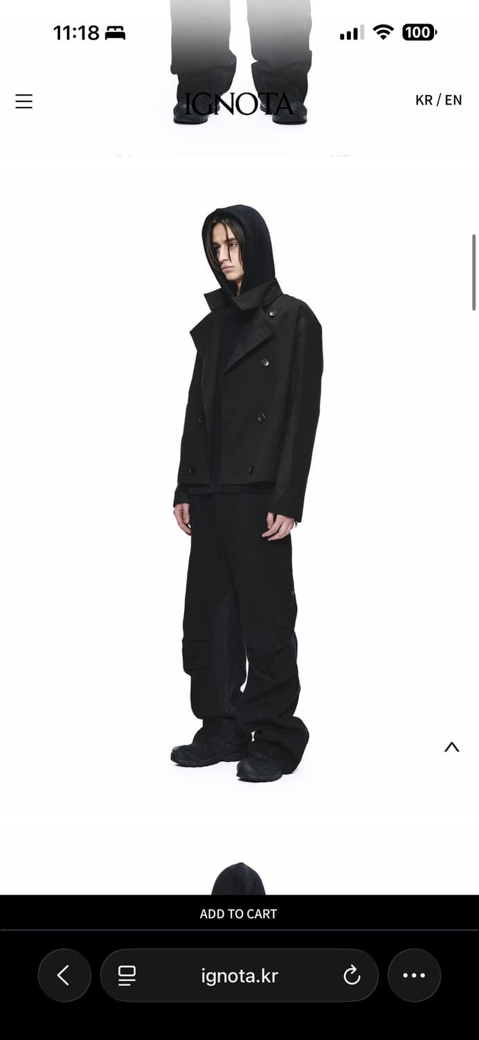 CORE:14 LEAF CARGO PANTS (BLACK) 상품이미지3