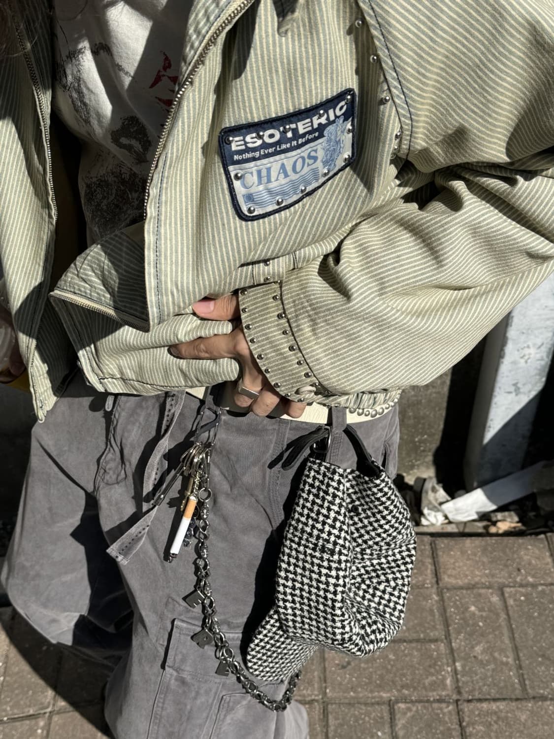 S ] 24FW ERL 빈티지 워싱 코튼 카고 팬츠 상품이미지8