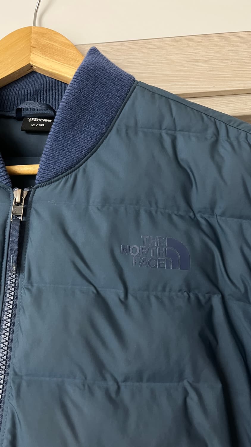 노스페이스 패딩 니트 블루종 XL 상품이미지2