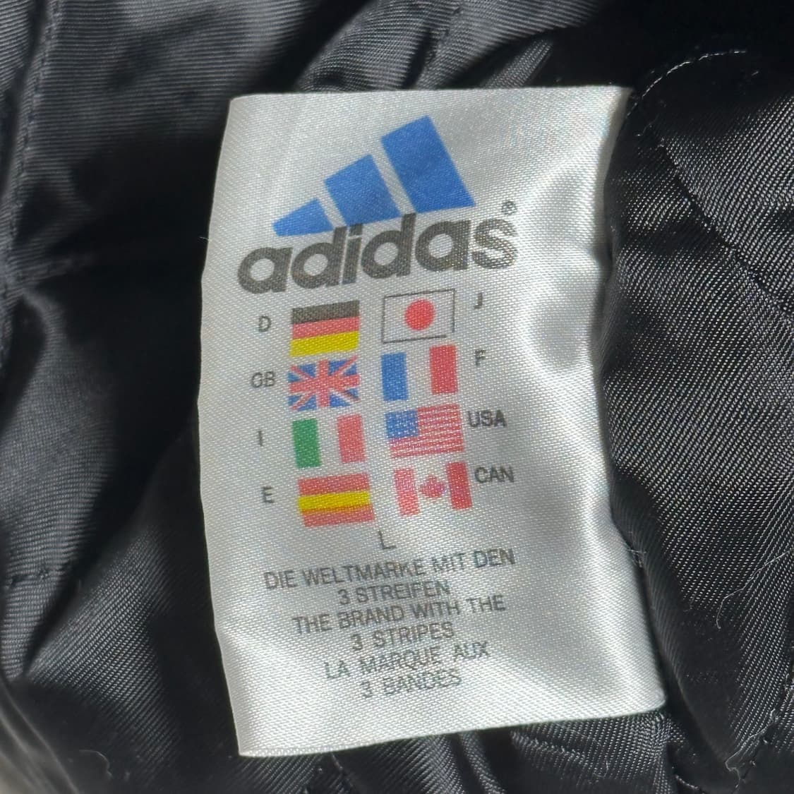 95 아디다스 블랙 나일론 후드 점퍼 상품이미지5