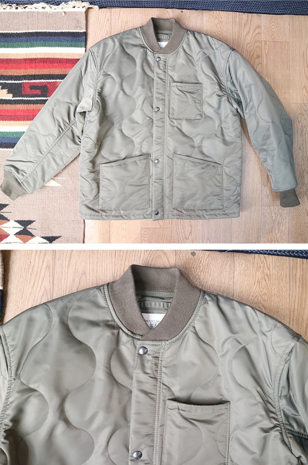 
일본판 WAIPER 미 공군 CWU-9 80S 복각 탄탄한 퀼팅자켓

 상품이미지2