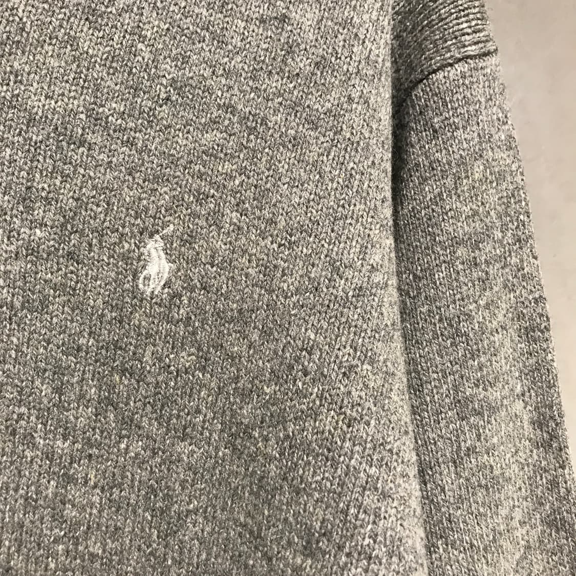 폴로 랄프로렌 브이넥 니트 그레이 95 상품이미지4