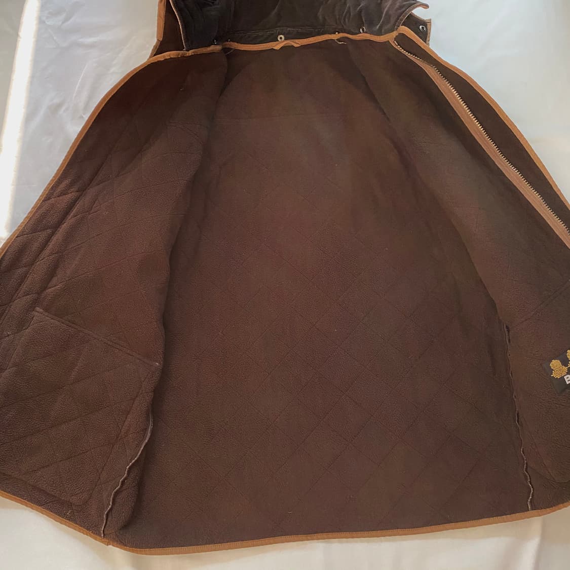 바버 Duracotton Duffle 자켓 미디움 상품이미지9