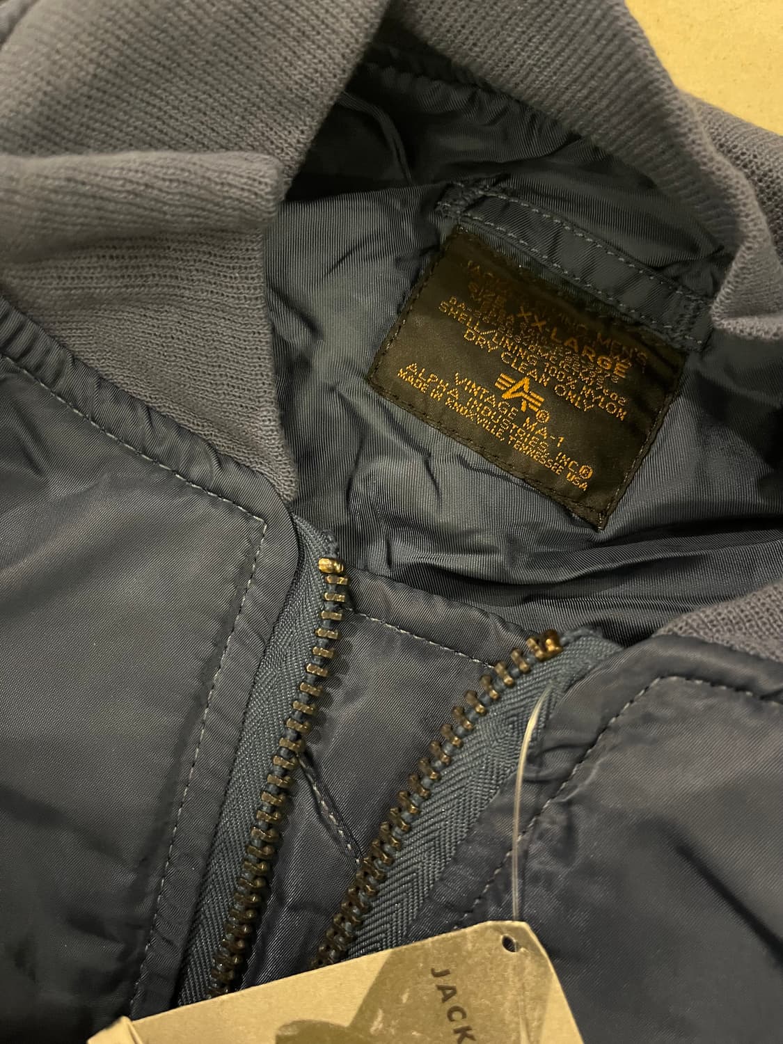 빈티지 알파 MA-1 에어포스 컬러 상품이미지4