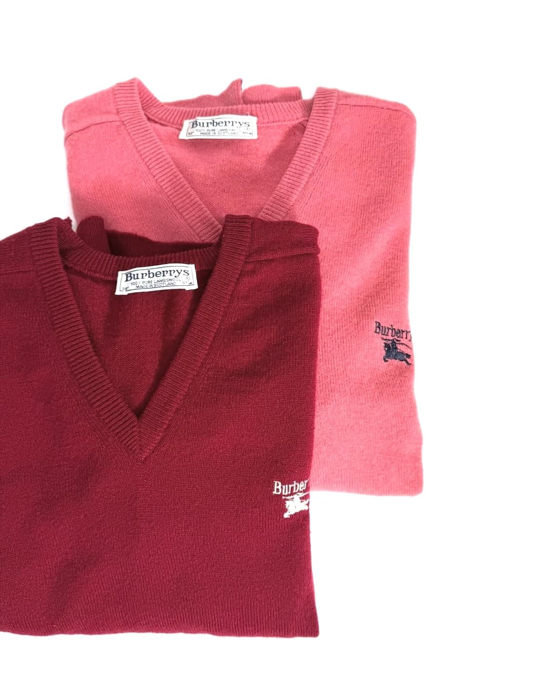 90s) Burberrys pure lambswool knit 상품이미지2