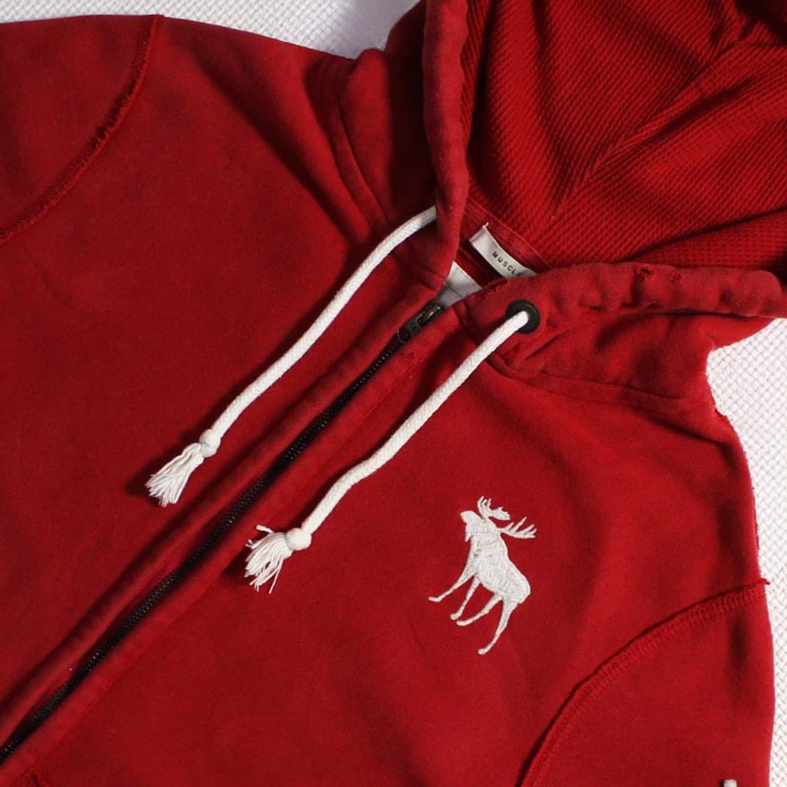 Abercrombie 아베크롬비 레드 후드집업  상품이미지2