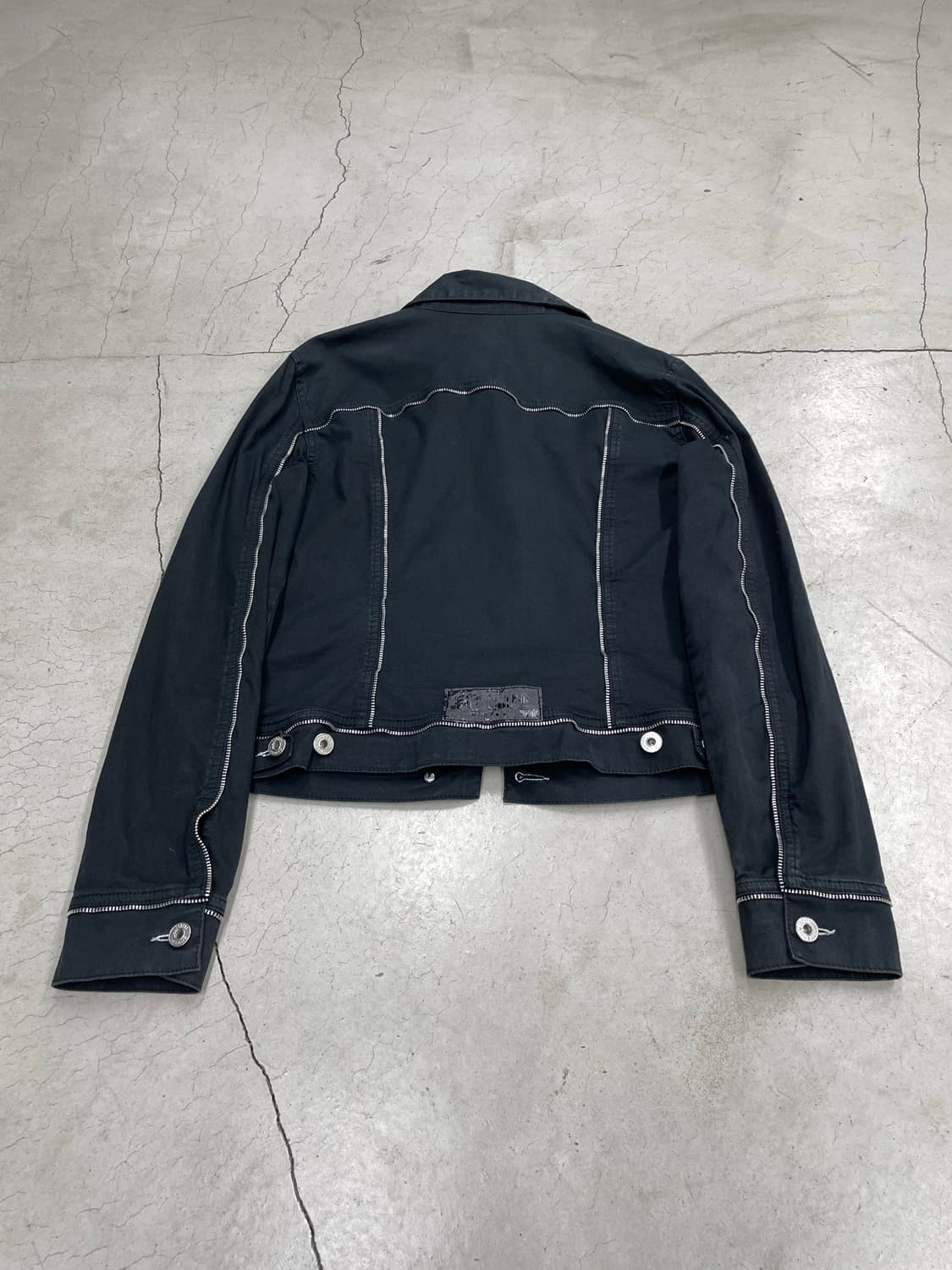 00’s Moschino Multi zipper Trucker 상품이미지5