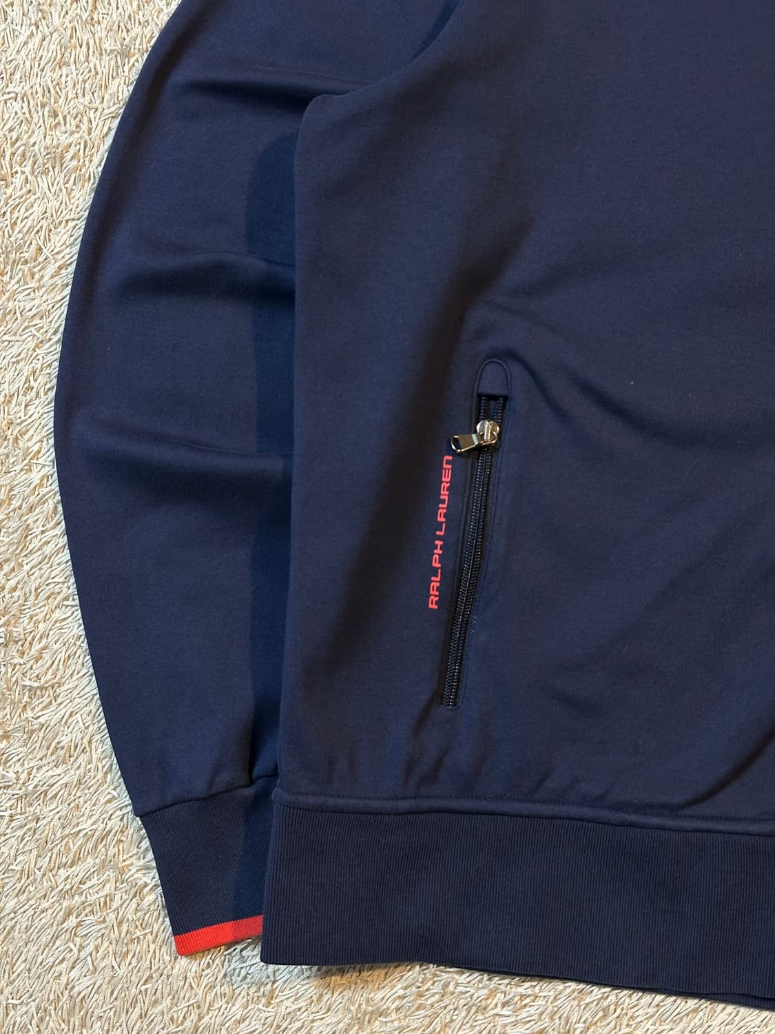 폴로 랄프로렌 사이드라인 레드포니 코튼 집업 자켓 네이비 상품이미지3