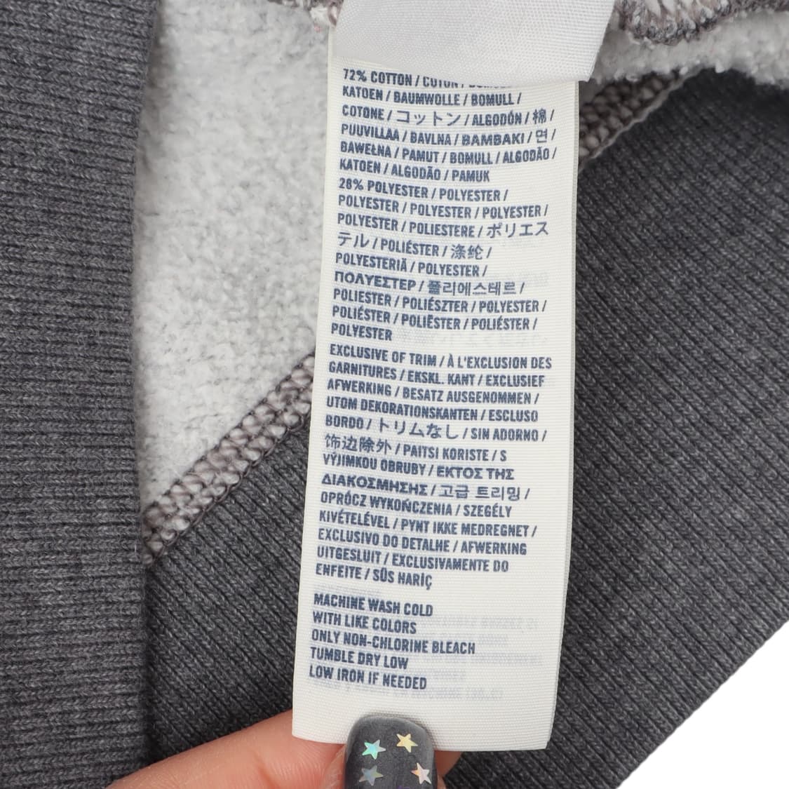 아베크롬비 그레이 버튼 후드집업 상품이미지9