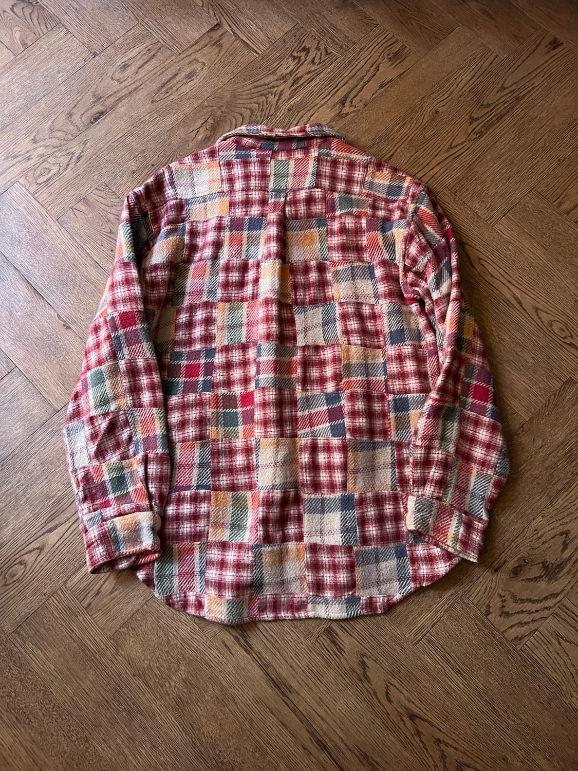 [M]Jungle Storm 정글스톰 패치워크 플란넬 셔츠 상품이미지6