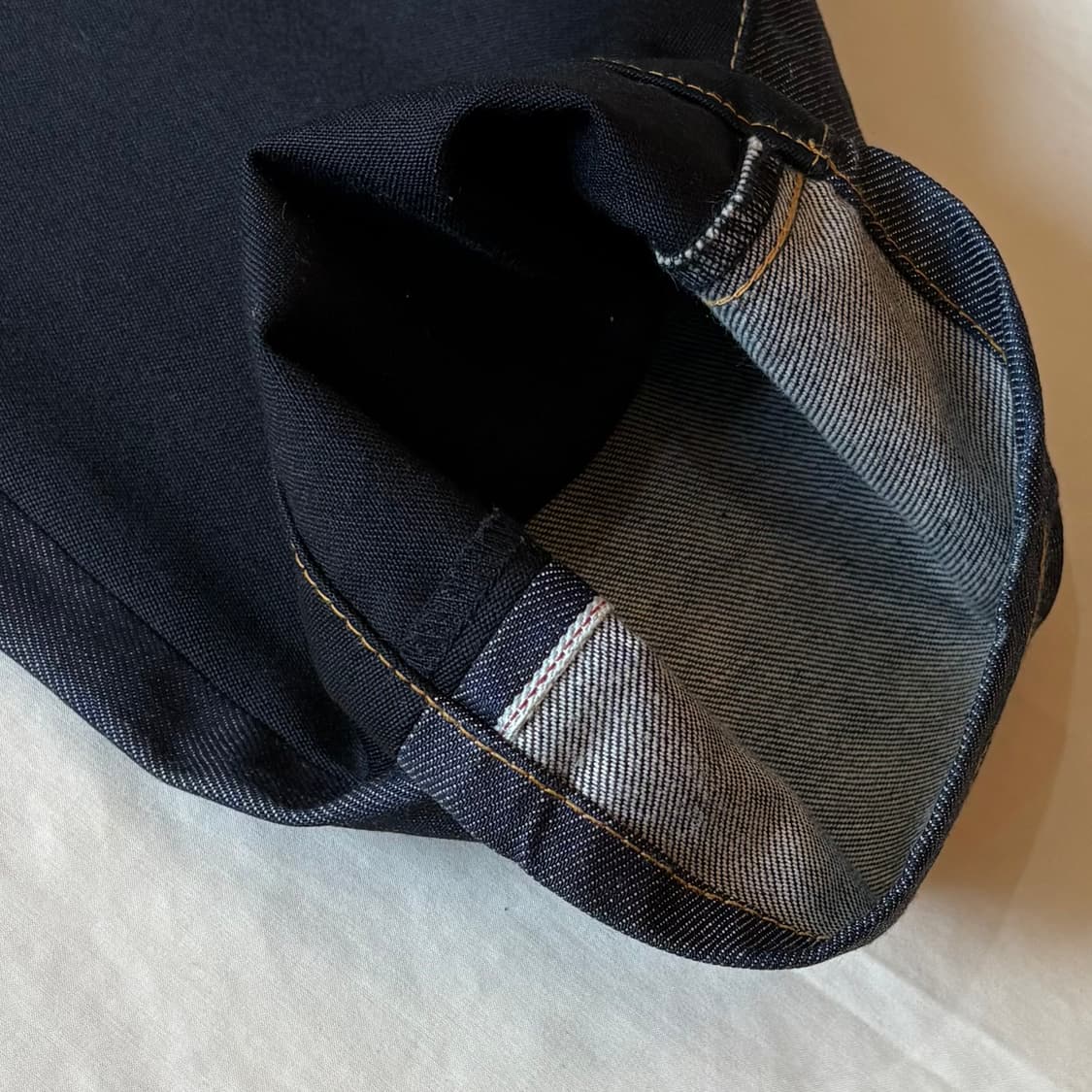 [33] 준야 와타나베 꼼데가르송 신치백 울 셀비지 데님 상품이미지4