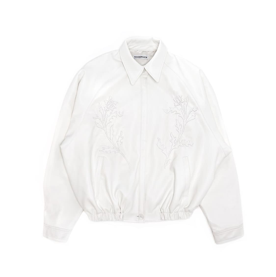 604service rose leather jacket (white) 상품이미지3