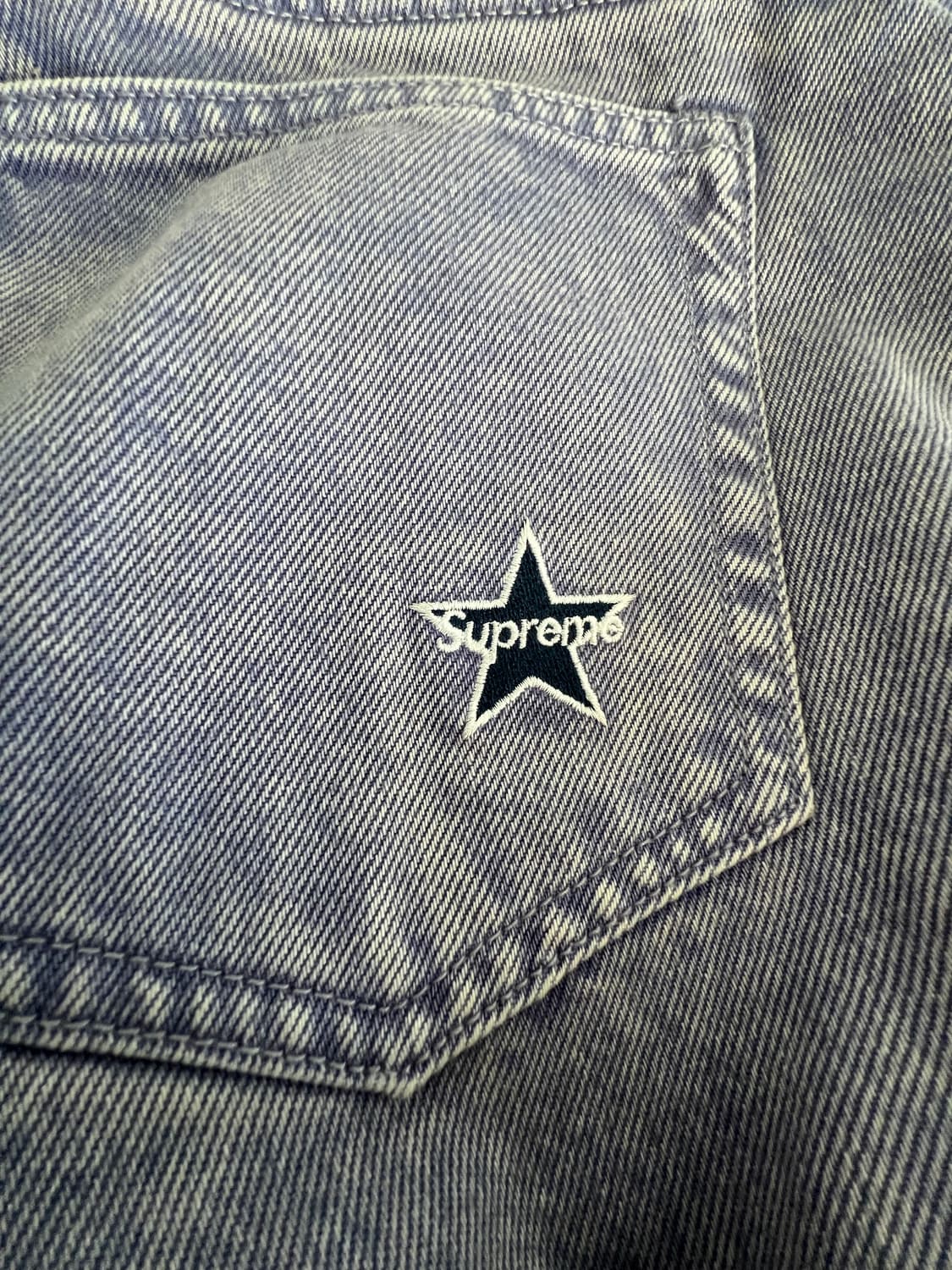 (정품)슈프림 퍼플 워싱 데님 팬츠 상품이미지9