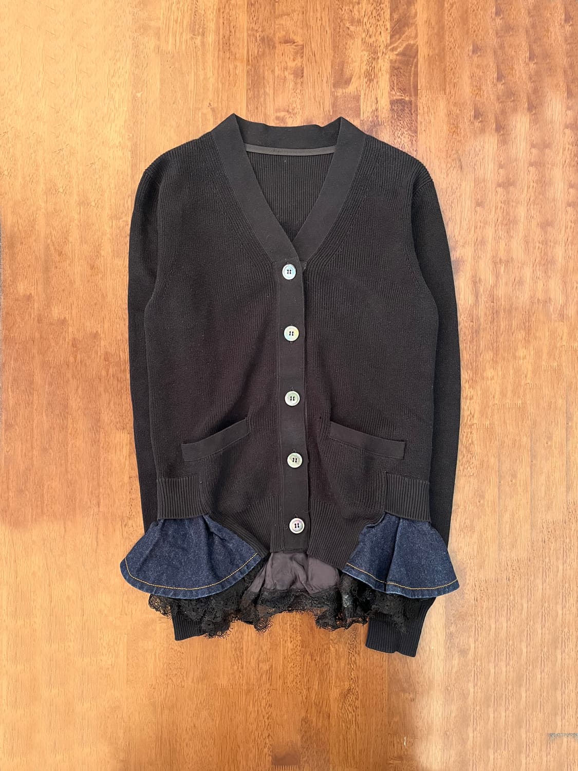 사카이 도킹 가디건 니트 상품이미지1