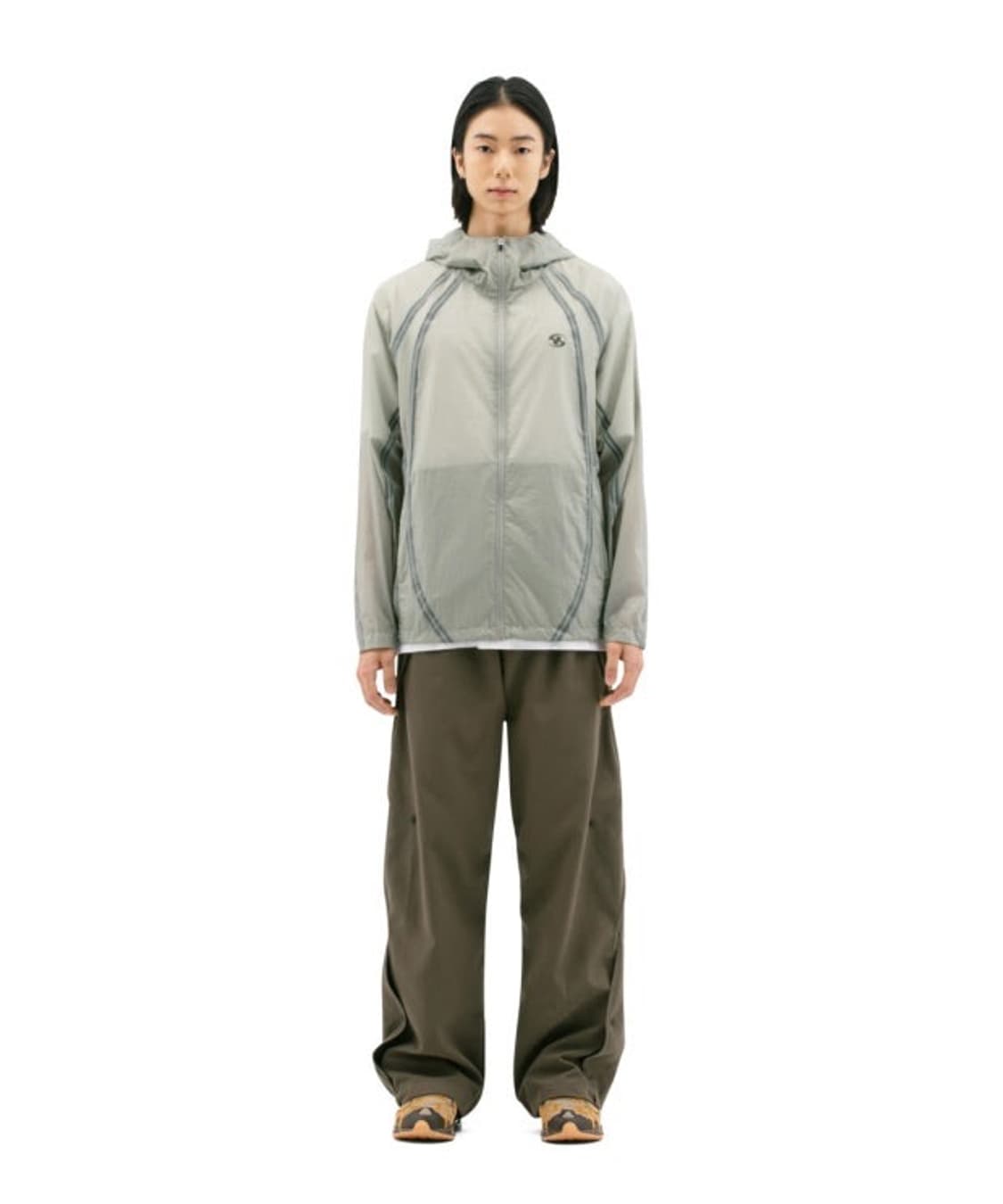 산산기어 22fw 웨이브팬츠 카키 상품이미지1