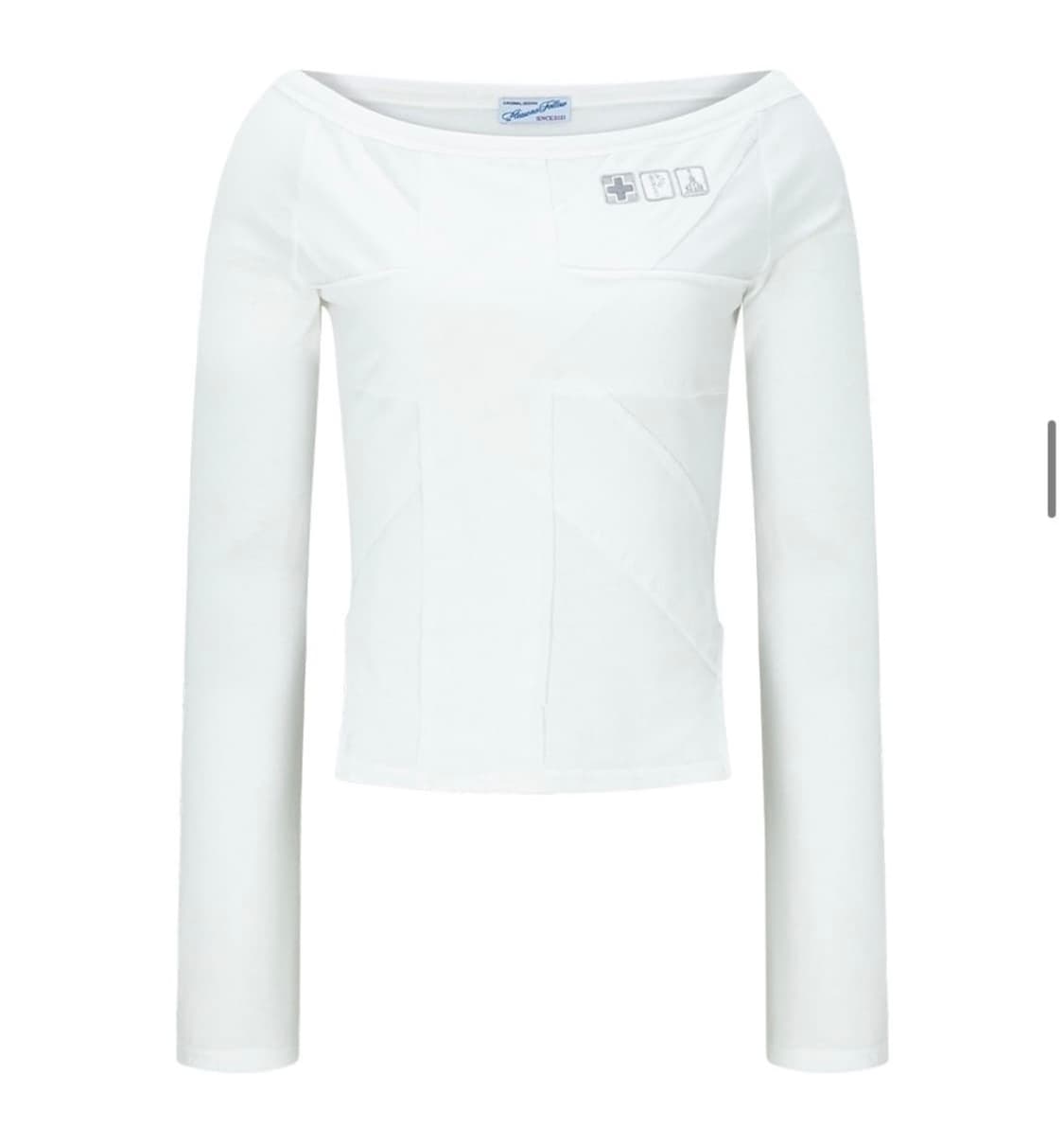 플노팔 maddie union jack long sleeve white 상품이미지2