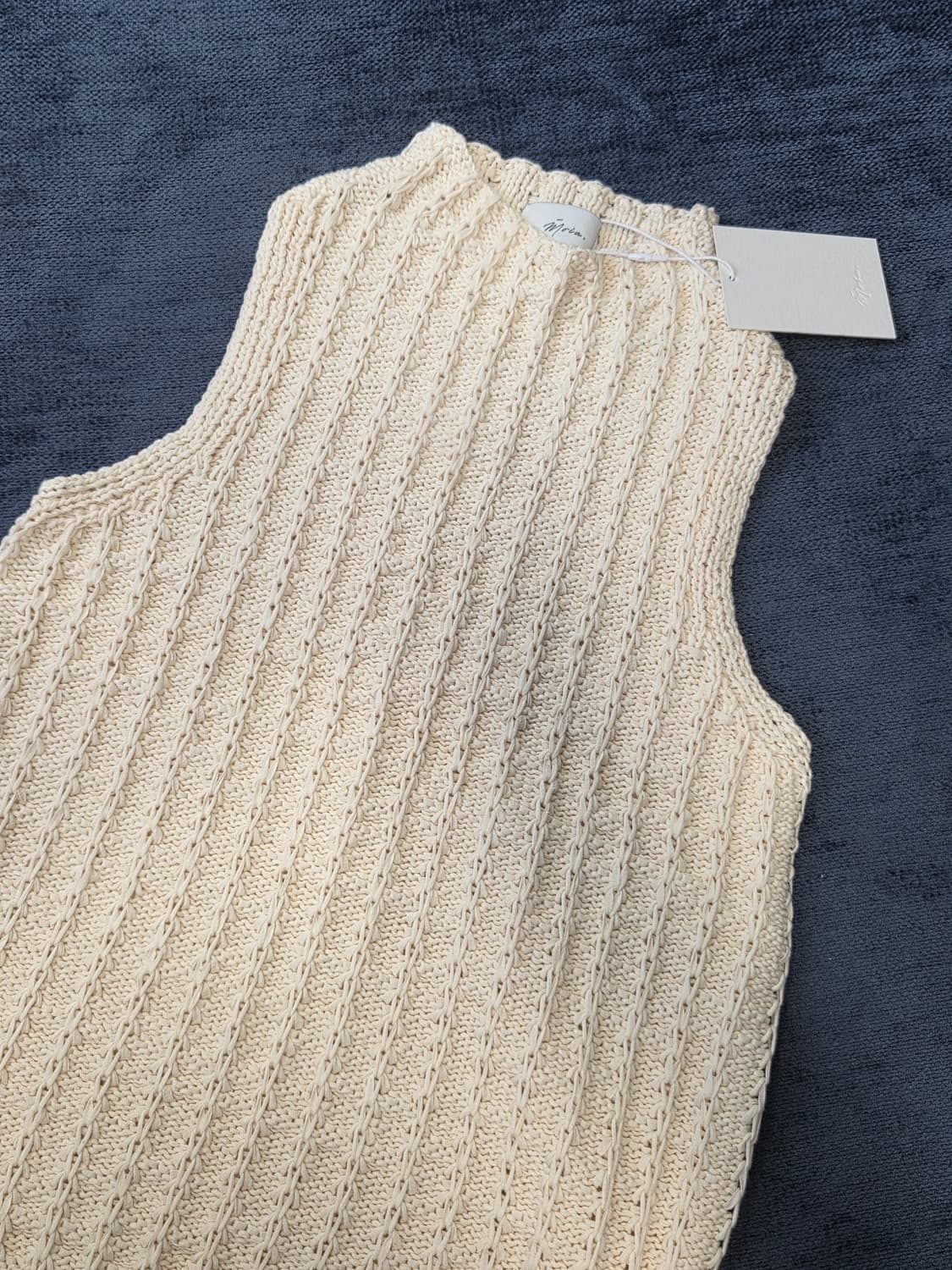 모이아 patio knit top (ivory) 상품이미지2