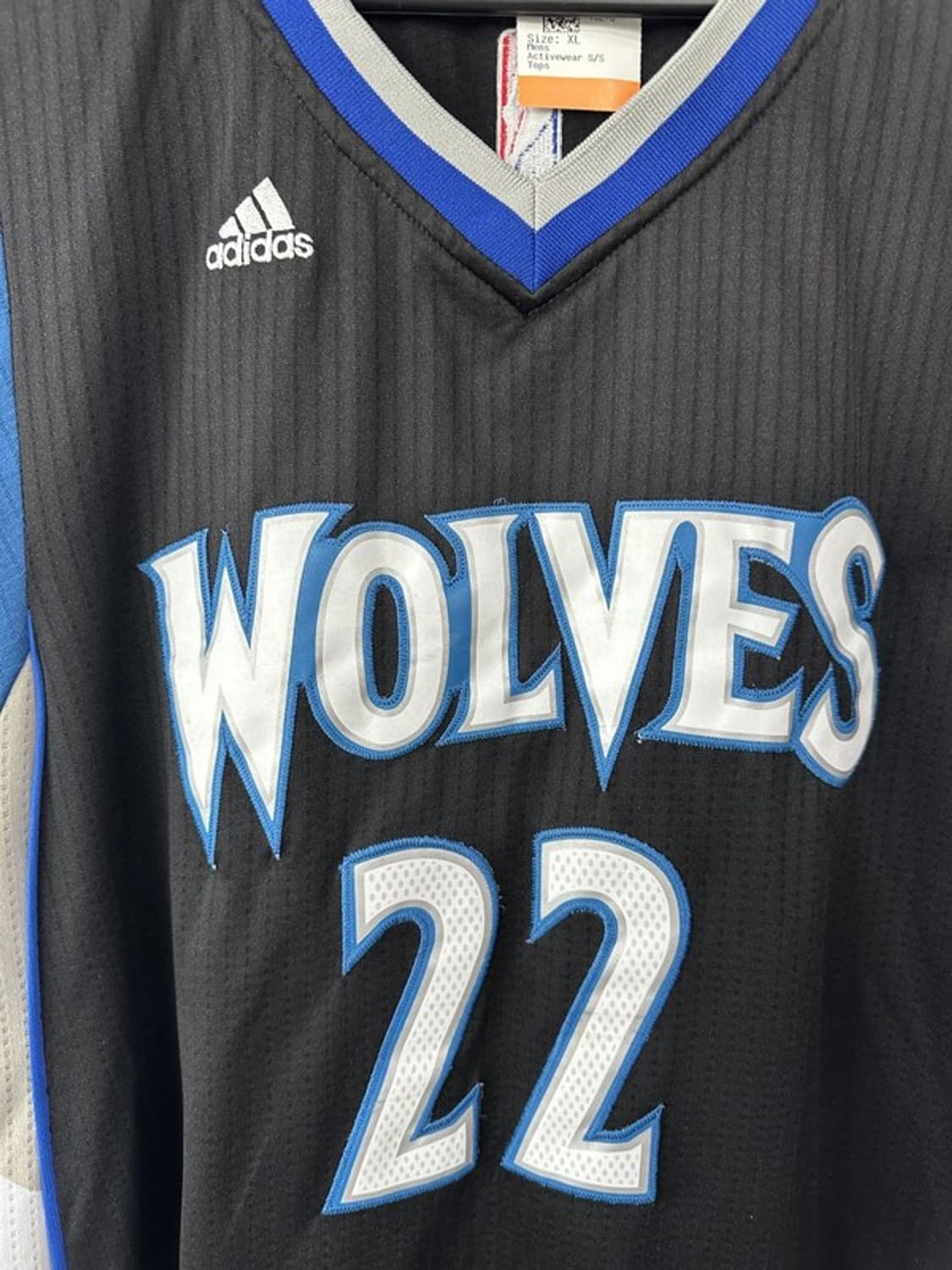 [XL] ADIDAS 빈티지 미네소타 NBA 위긴스 스윙맨 저지 상품이미지4
