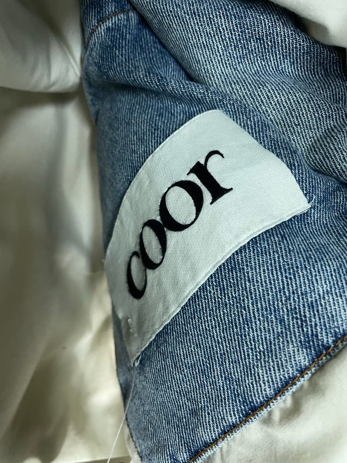 쿠어 머드 다잉 페이드 인디고 누빔 데님 자켓 H2220 상품이미지6