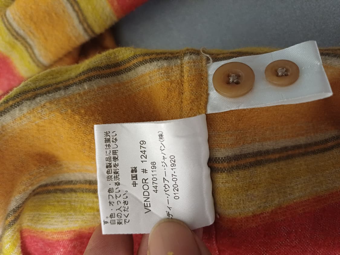 에디바우어 Japan 빈티지 플란넬 셔츠 상품이미지7