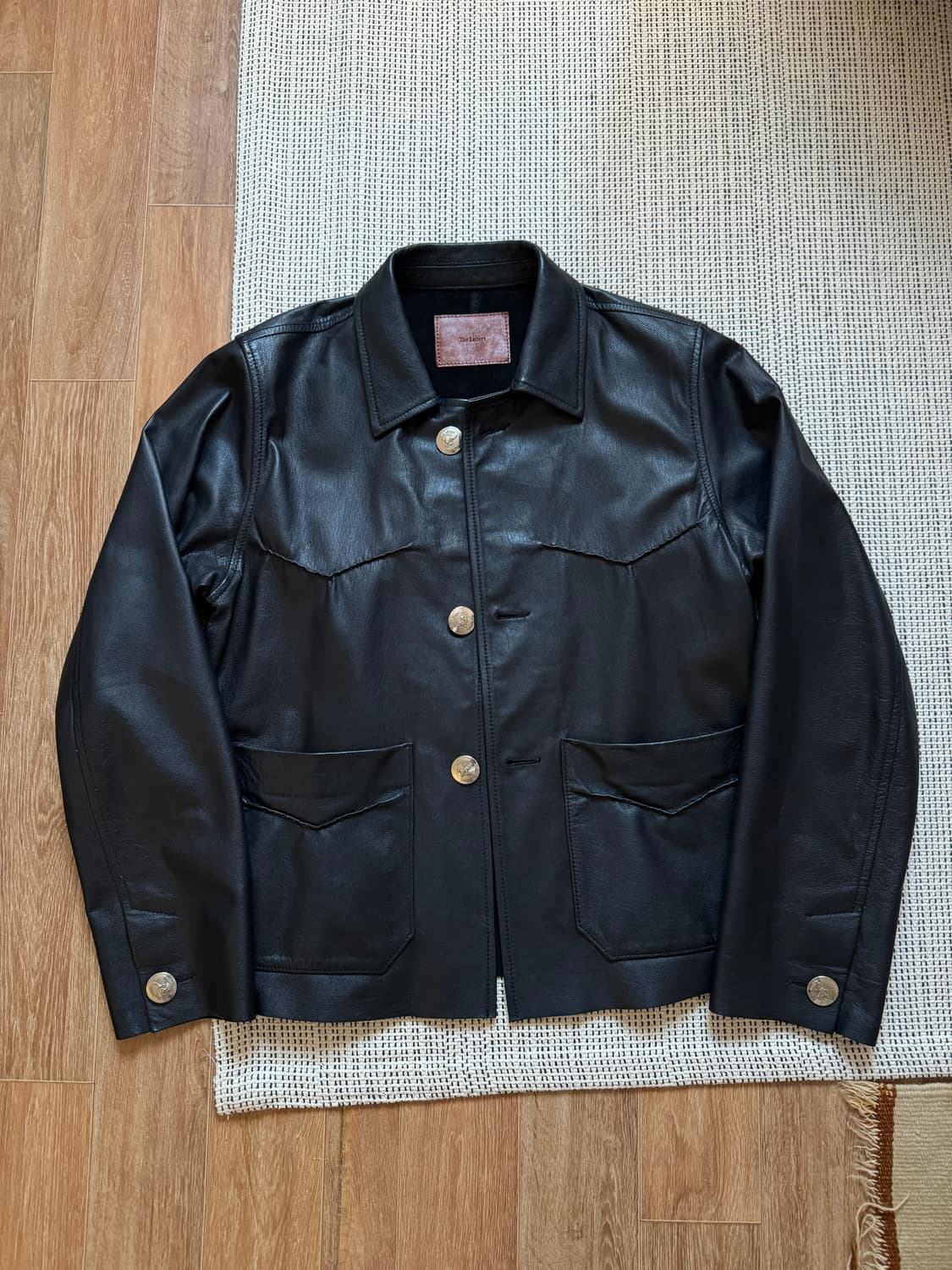 더 레터스 레더 웨스터 콘초 자켓 상품이미지1