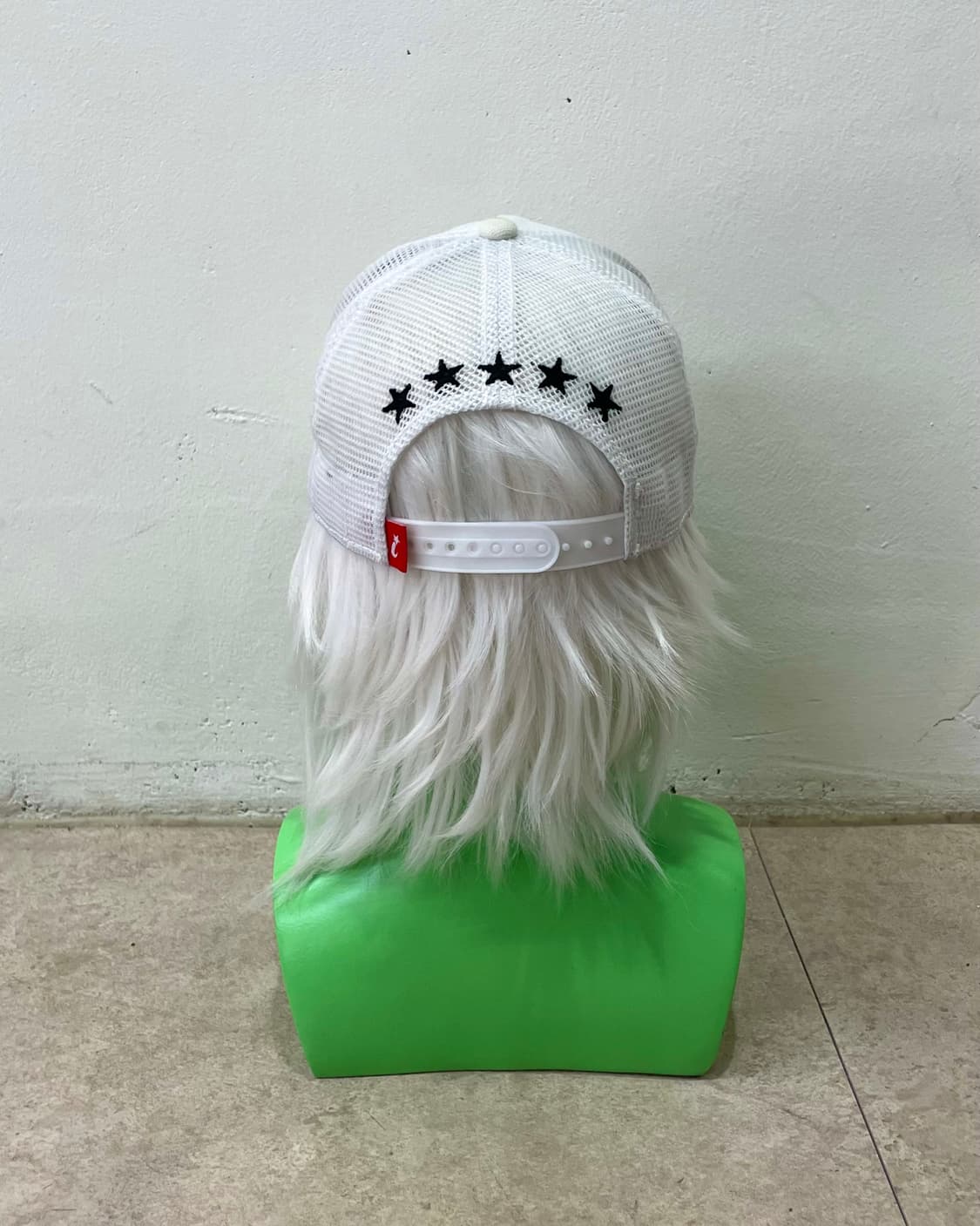 Damage Big Star White Cap 상품이미지4