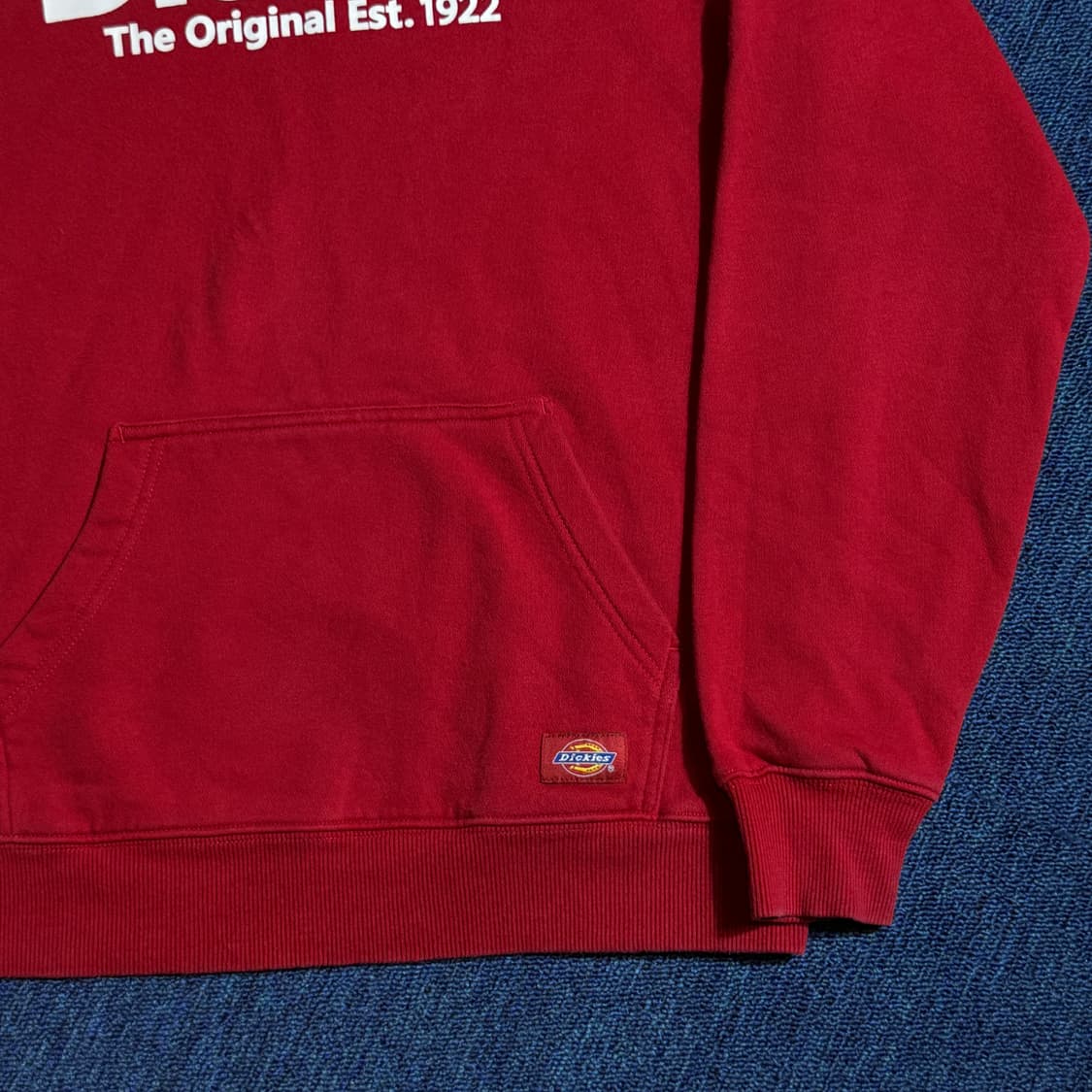 디키즈 레드 후드티 상품이미지3