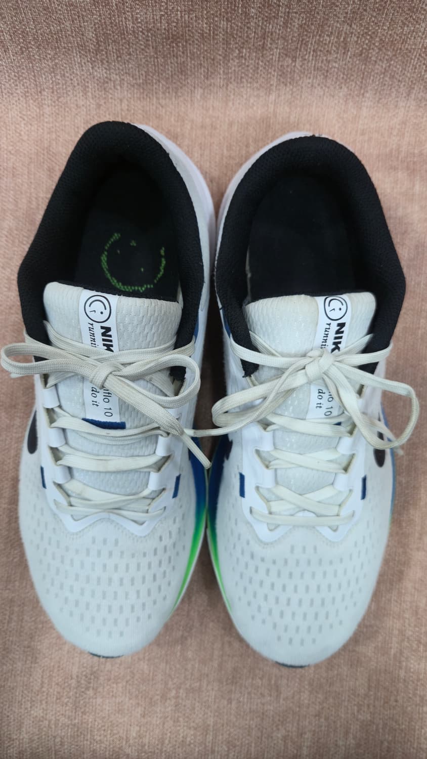 나이키 260mm- 에어 윈플로10 화이트 블랙 스타 블루 런닝화 상품이미지2