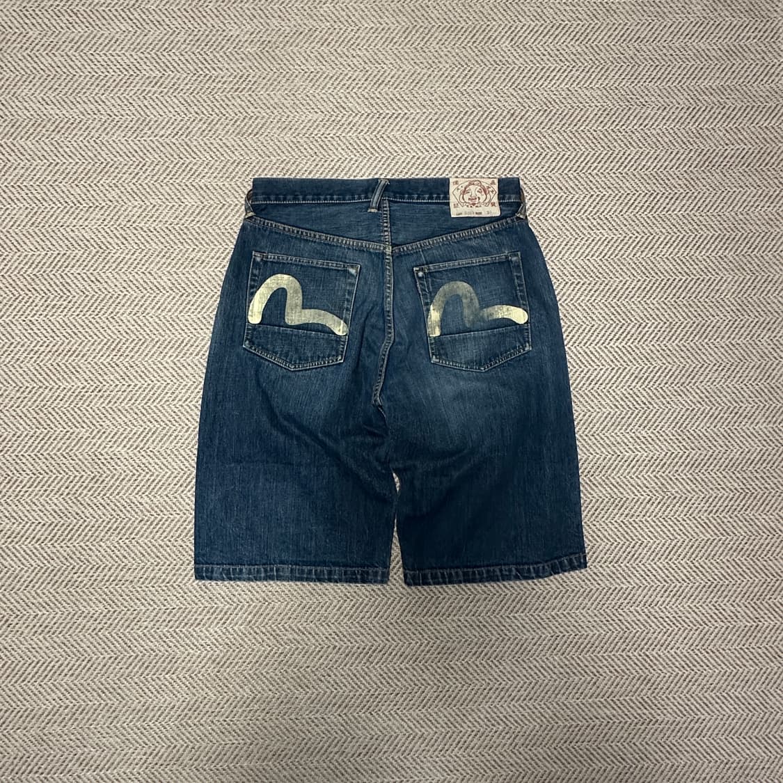 EVISU vintage denim shorts 상품이미지2